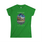 Cosmic Outpost Space Adventure Park Ladies Tee