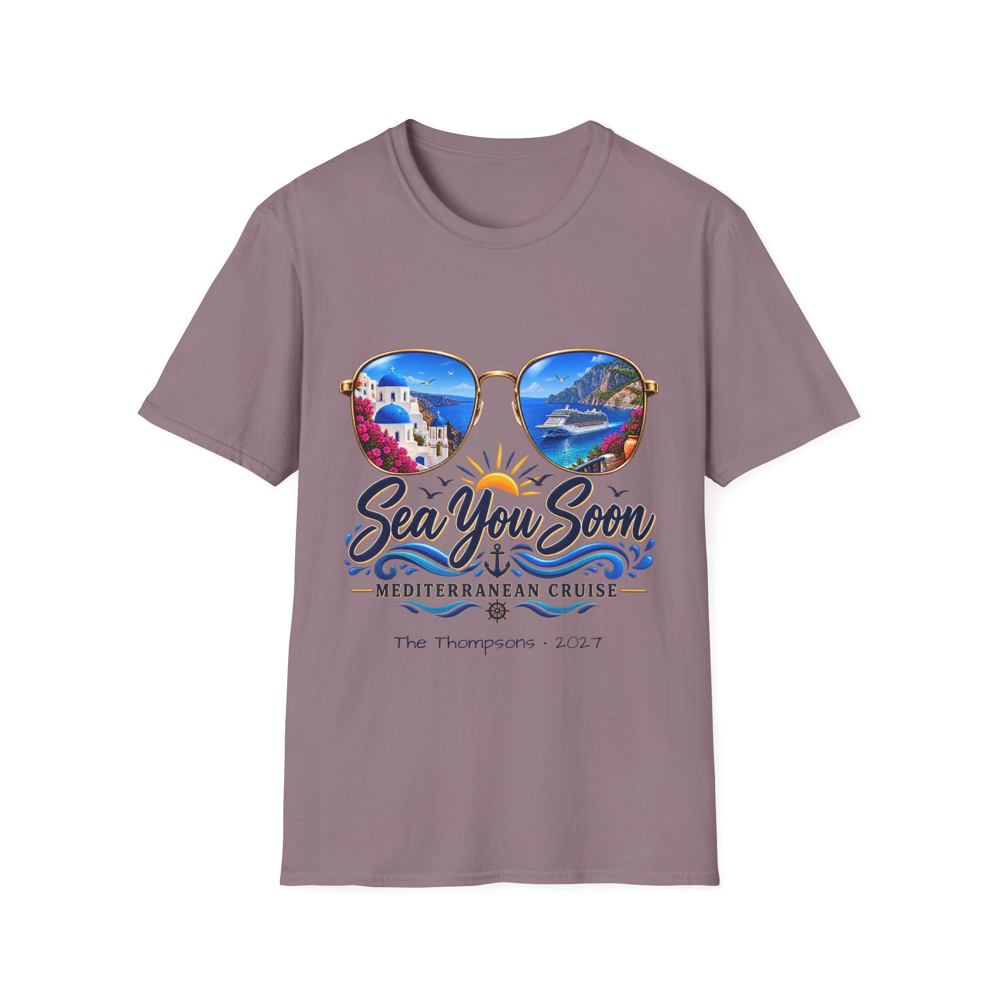 Mediterranean Cruise Sea You Soon Tee