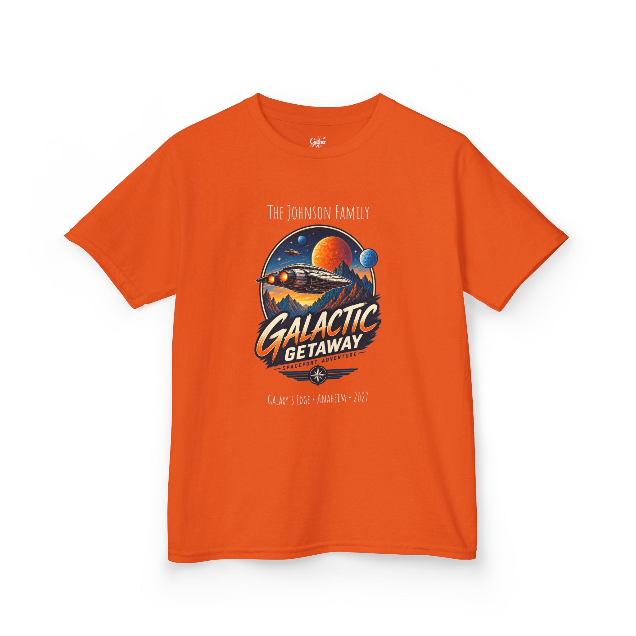 Galactic Getaway Space Adventure Park Kids Tee