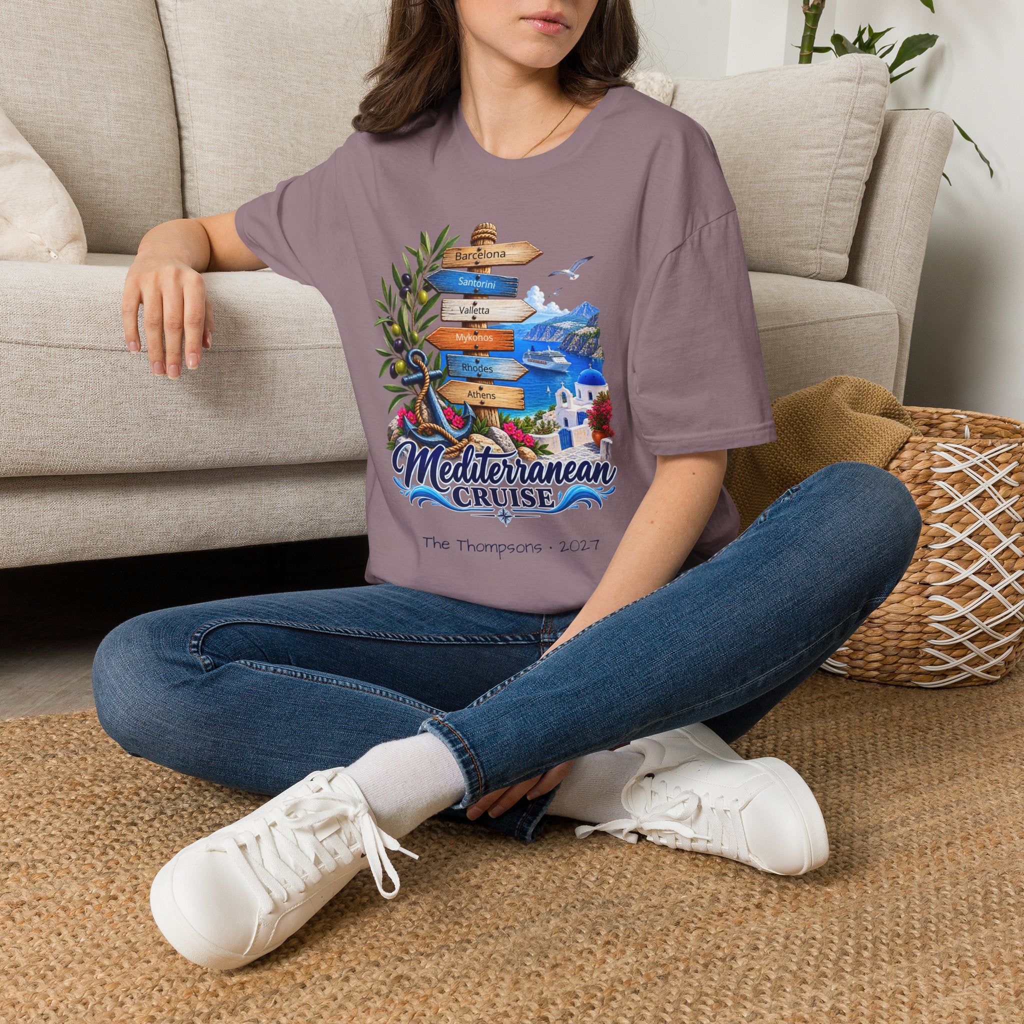 Mediterranean Cruise Ports of Call Tee