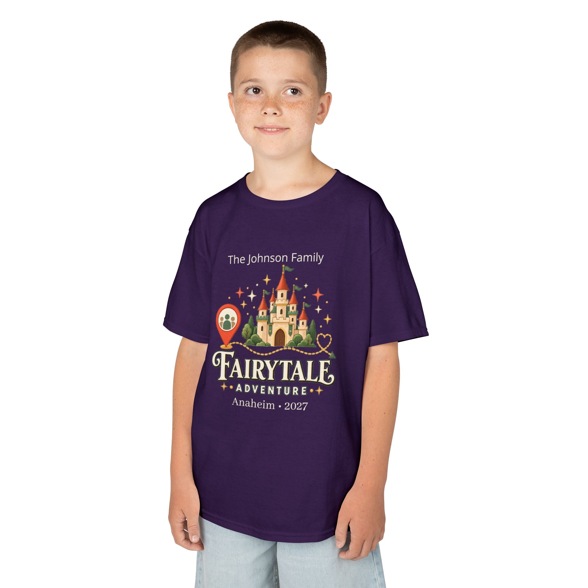 Fairytale Adventure Kids Tee (coral)