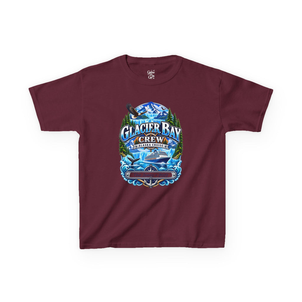 Glacier Bay Alaska Kids Cruise Tee