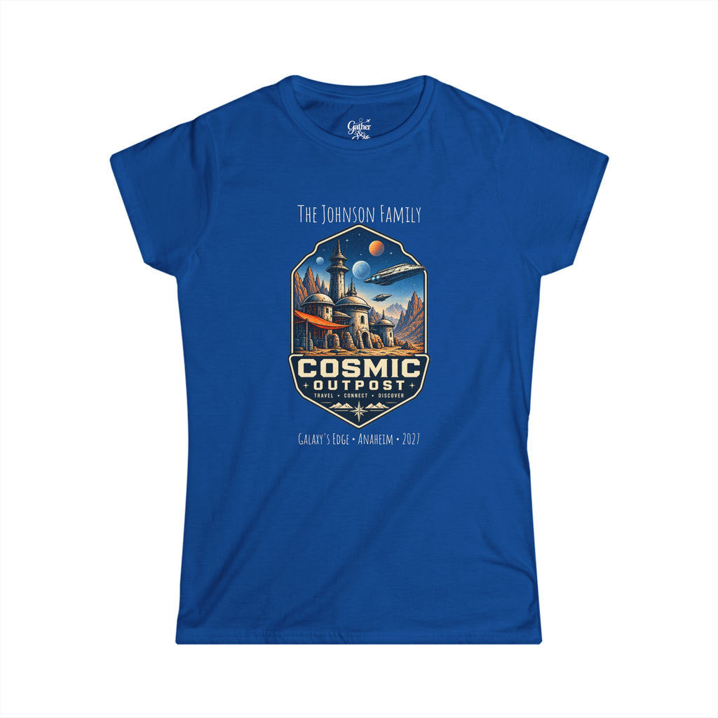 Cosmic Outpost Space Adventure Park Ladies Tee