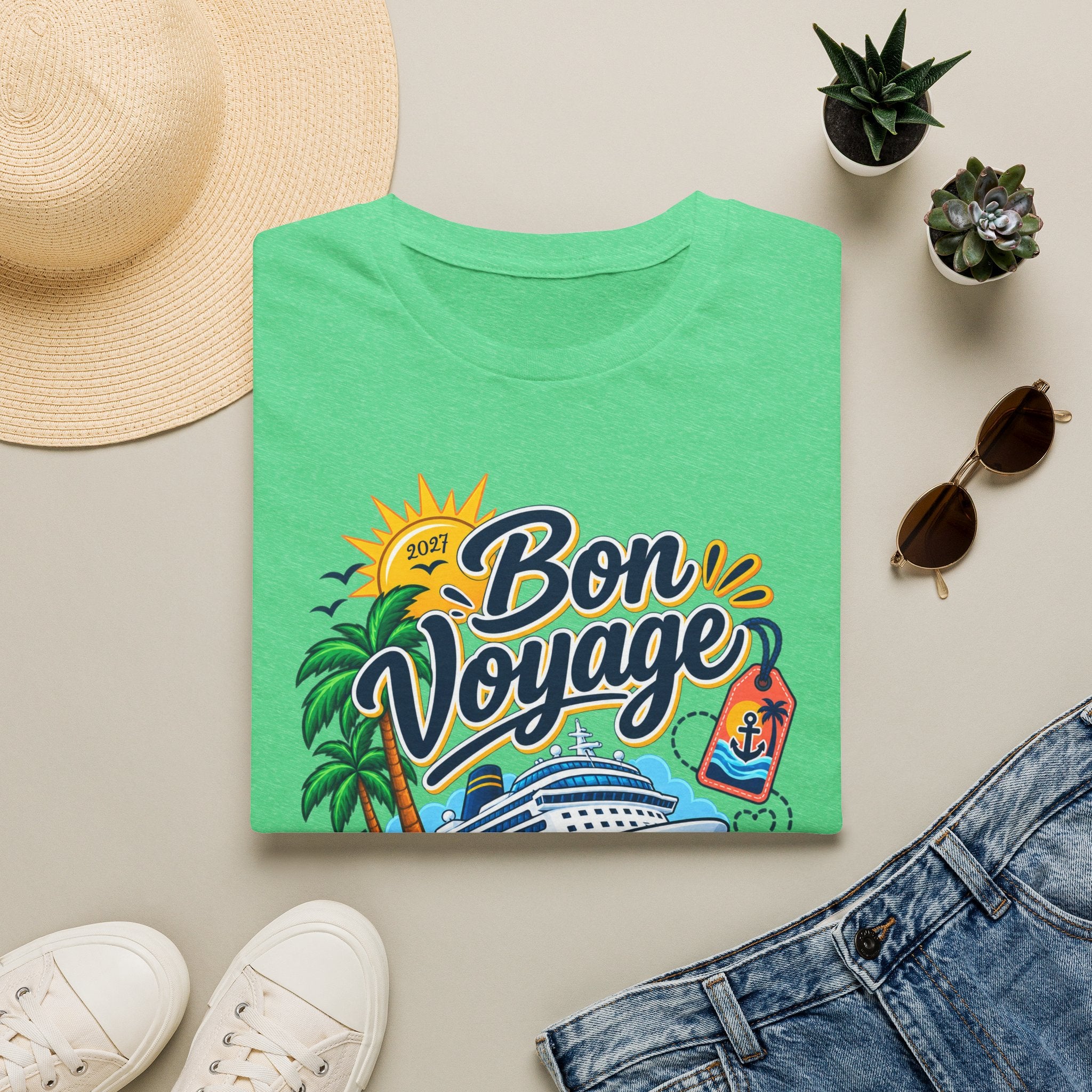 Custom Bon Voyage Cruise Tee