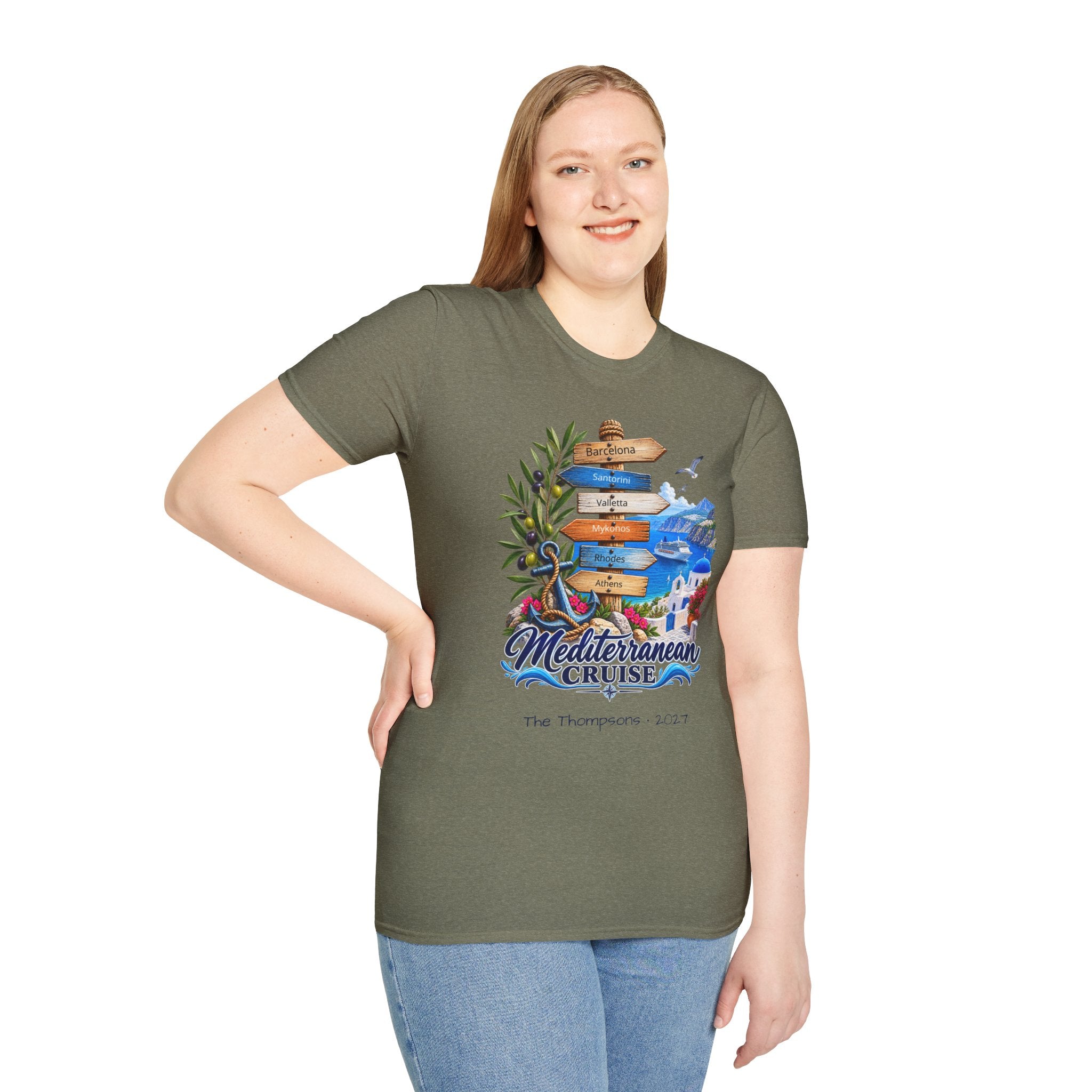 Mediterranean Cruise Ports of Call Tee