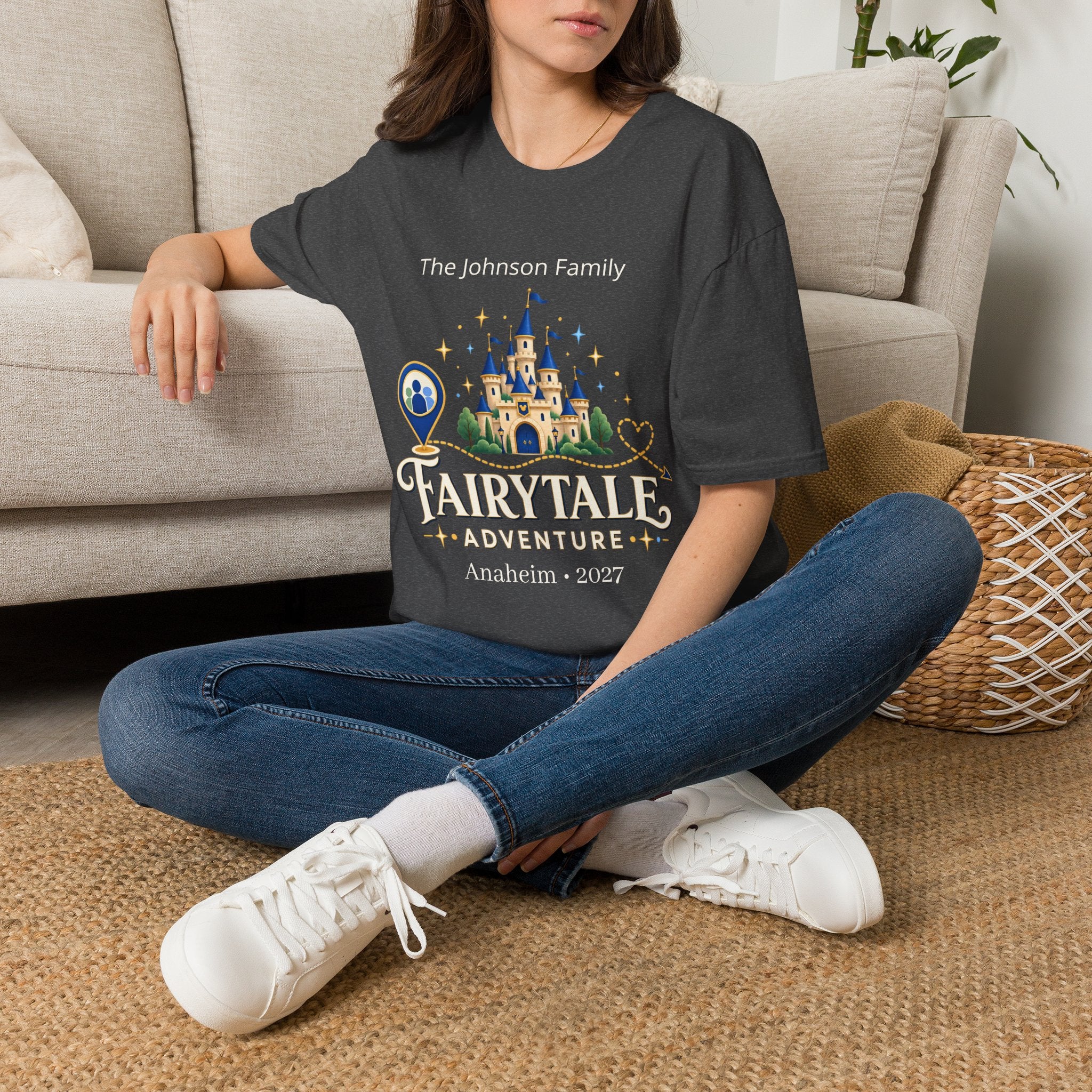 Custom Fairytale Adventure Tee (blue)