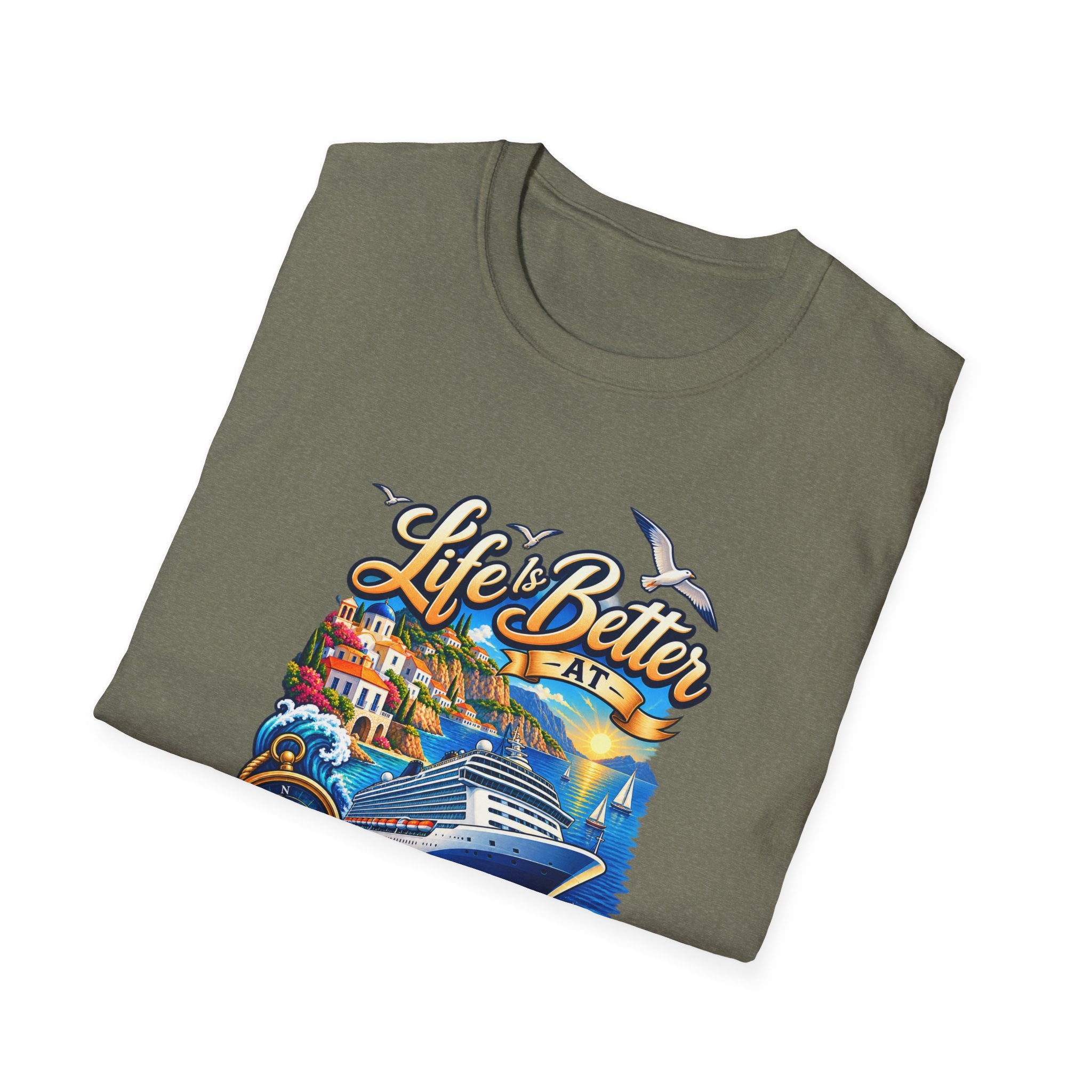 Mediterranean Cruise Life is Better at Sea Tee