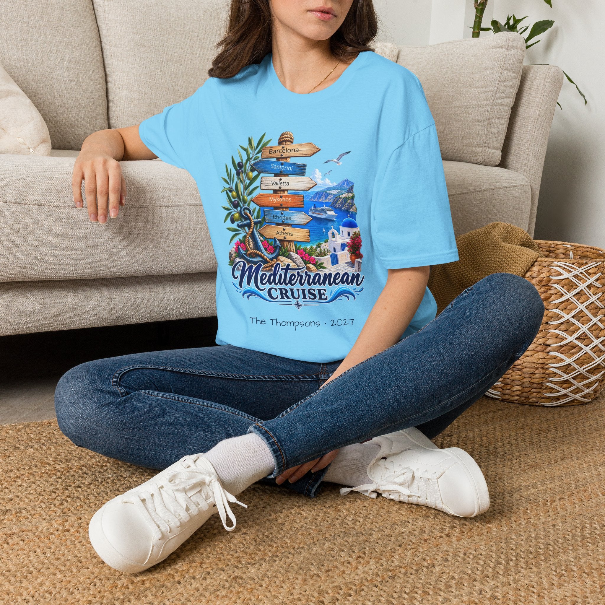 Mediterranean Cruise Ports of Call Tee