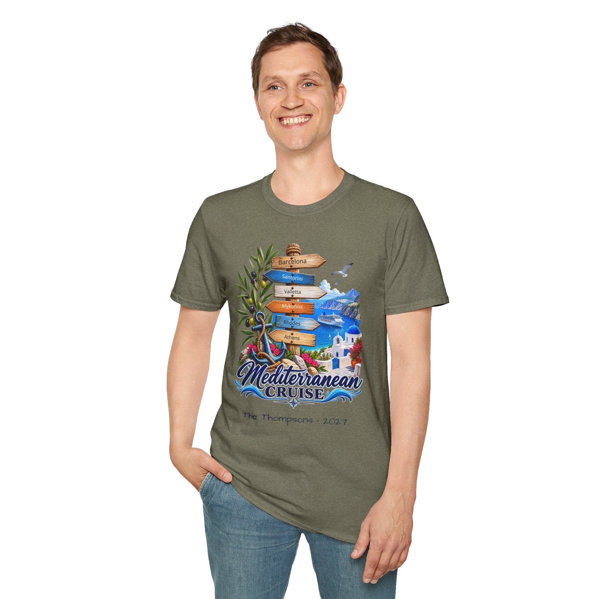 Mediterranean Cruise Ports of Call Tee