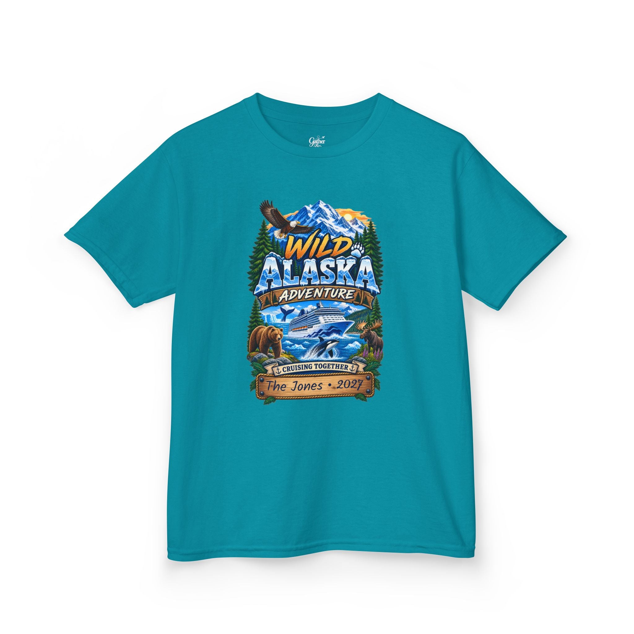 Wild Alaska Kids Cruise Tee