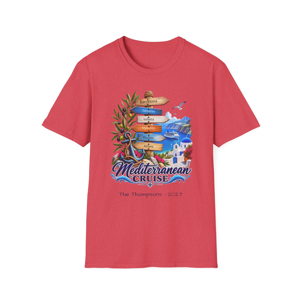 Mediterranean Cruise Ports of Call Tee