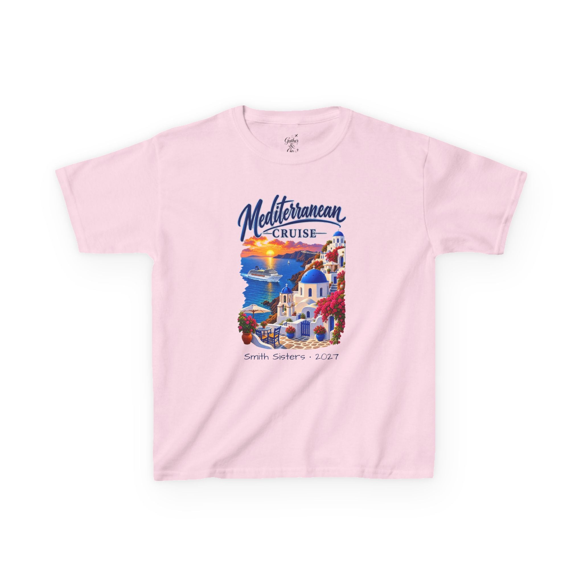 Mediterranean Cruise Kids Tee