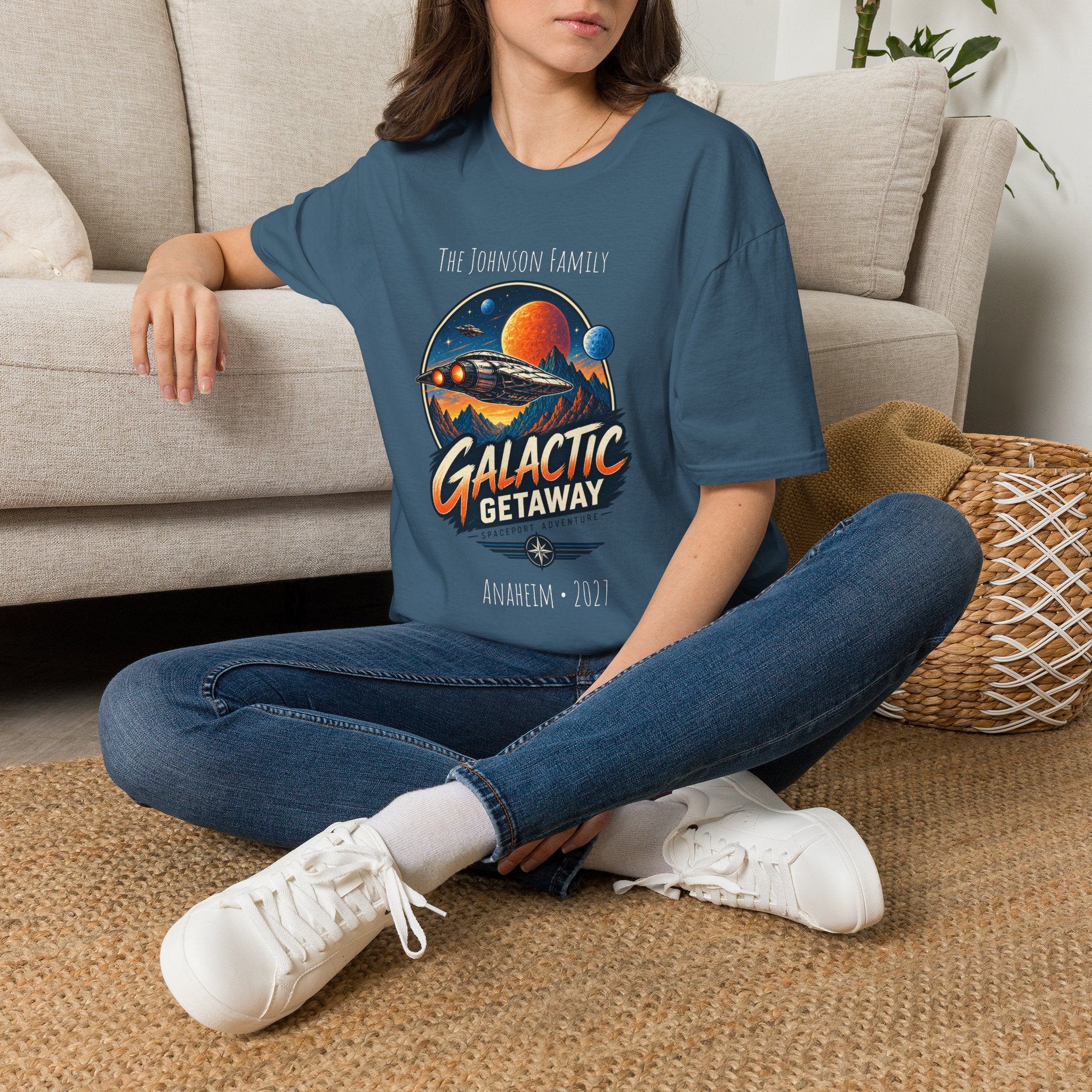 Galactic Getaway Space Adventure Park Tee