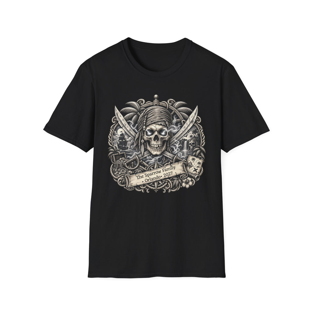 Ghostly Pirate Sparrow - Unisex Tee