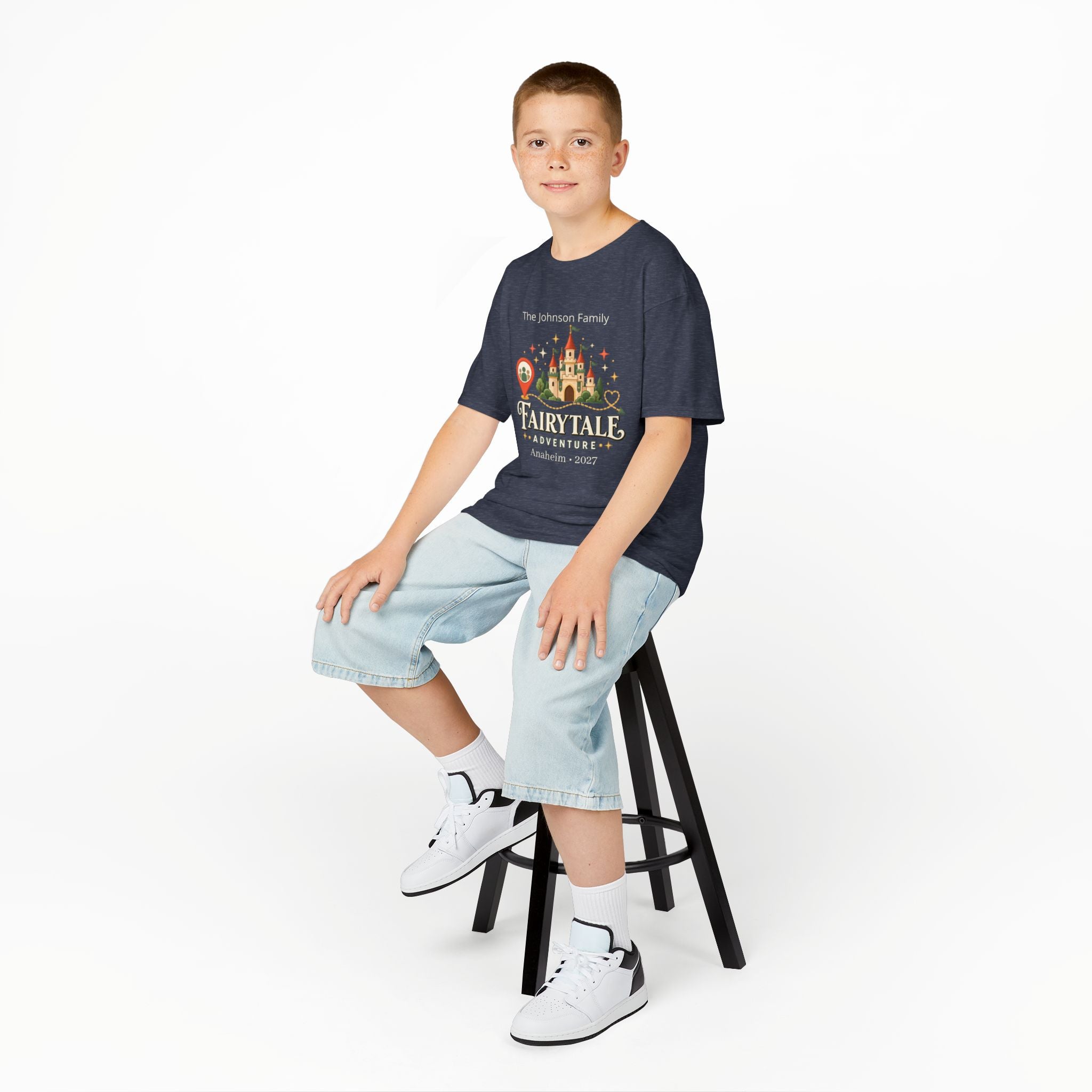 Fairytale Adventure Kids Tee (coral)