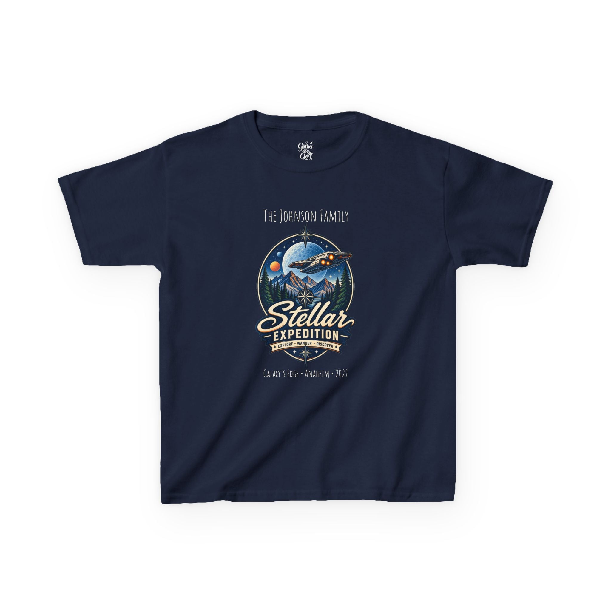Stellar Expedition Space Adventure Park Kids Tee