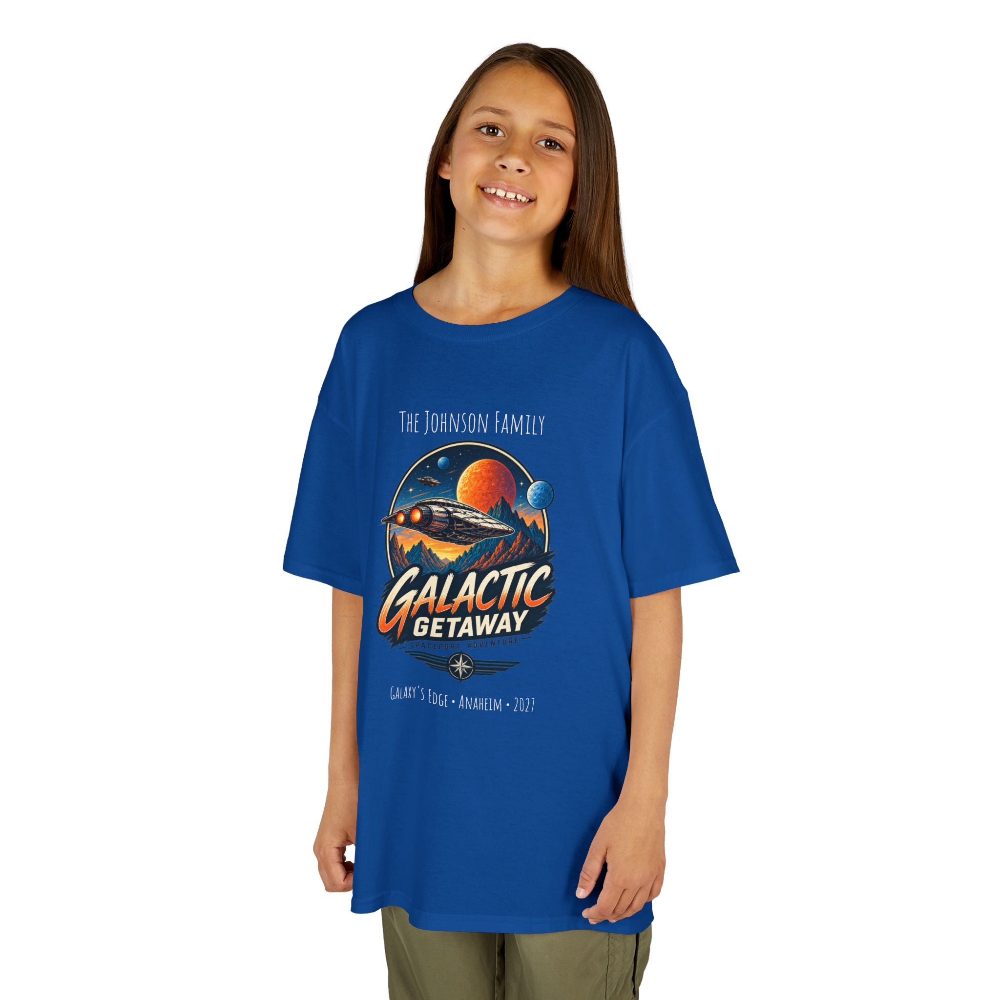 Galactic Getaway Space Adventure Park Kids Tee