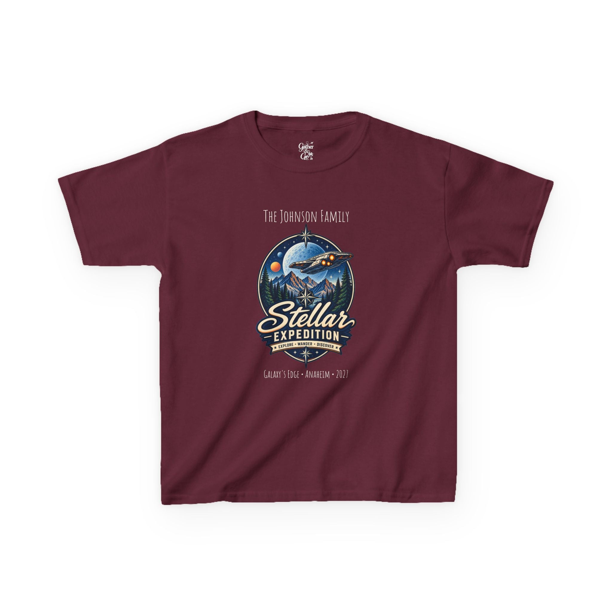 Stellar Expedition Space Adventure Park Kids Tee