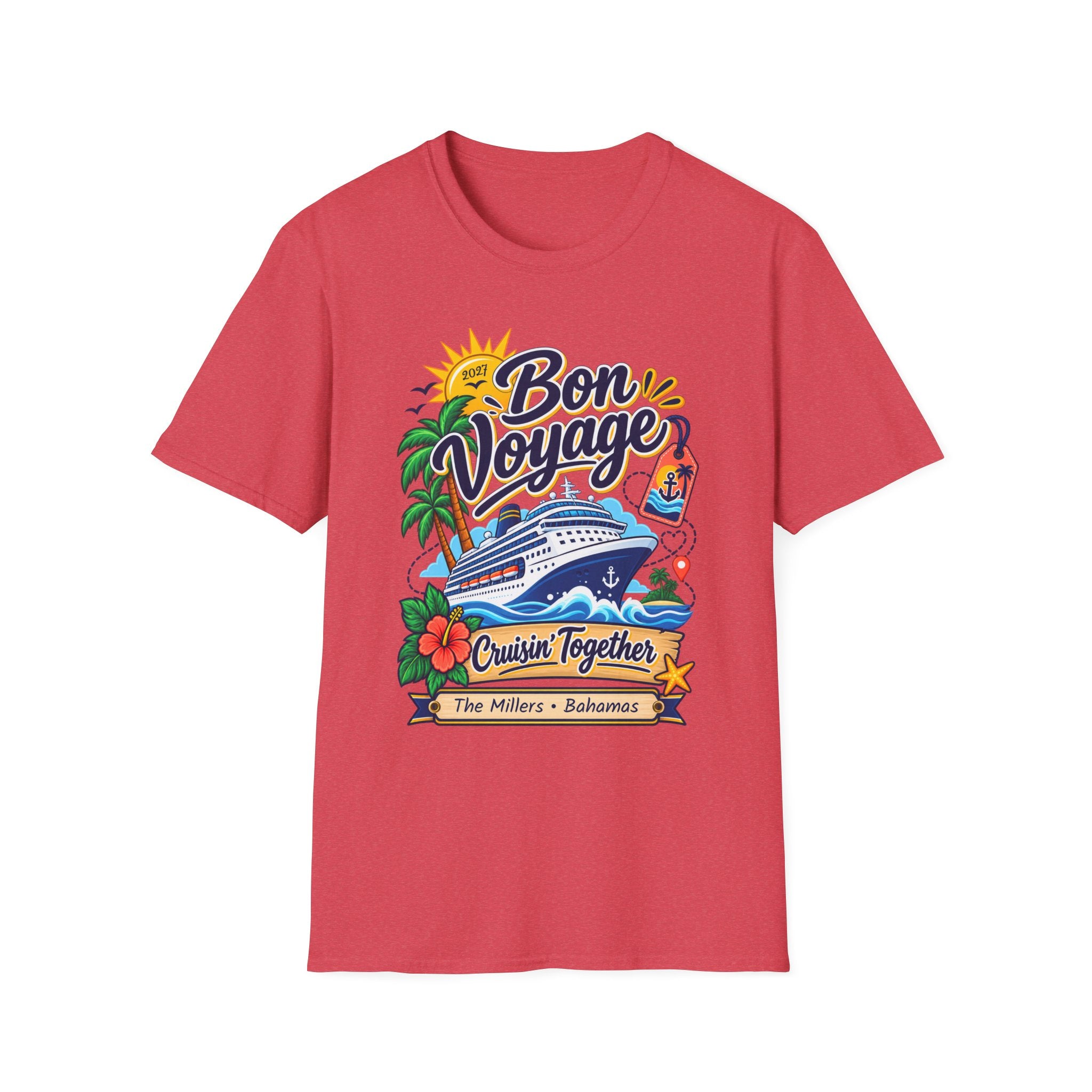 Custom Bon Voyage Cruise Tee
