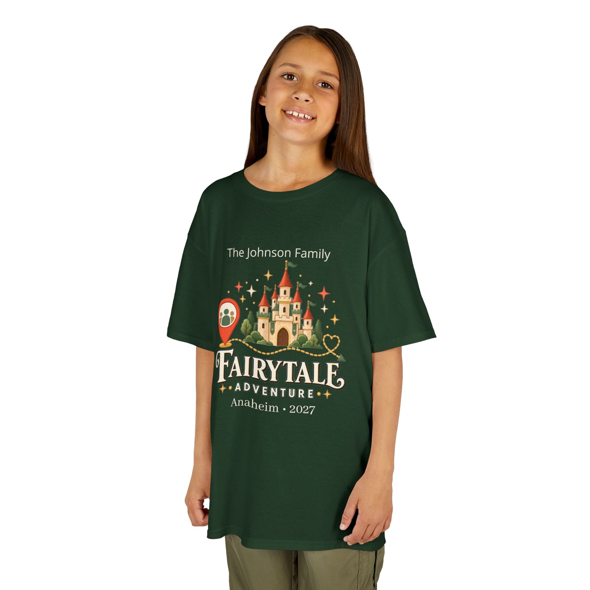 Fairytale Adventure Kids Tee (coral)