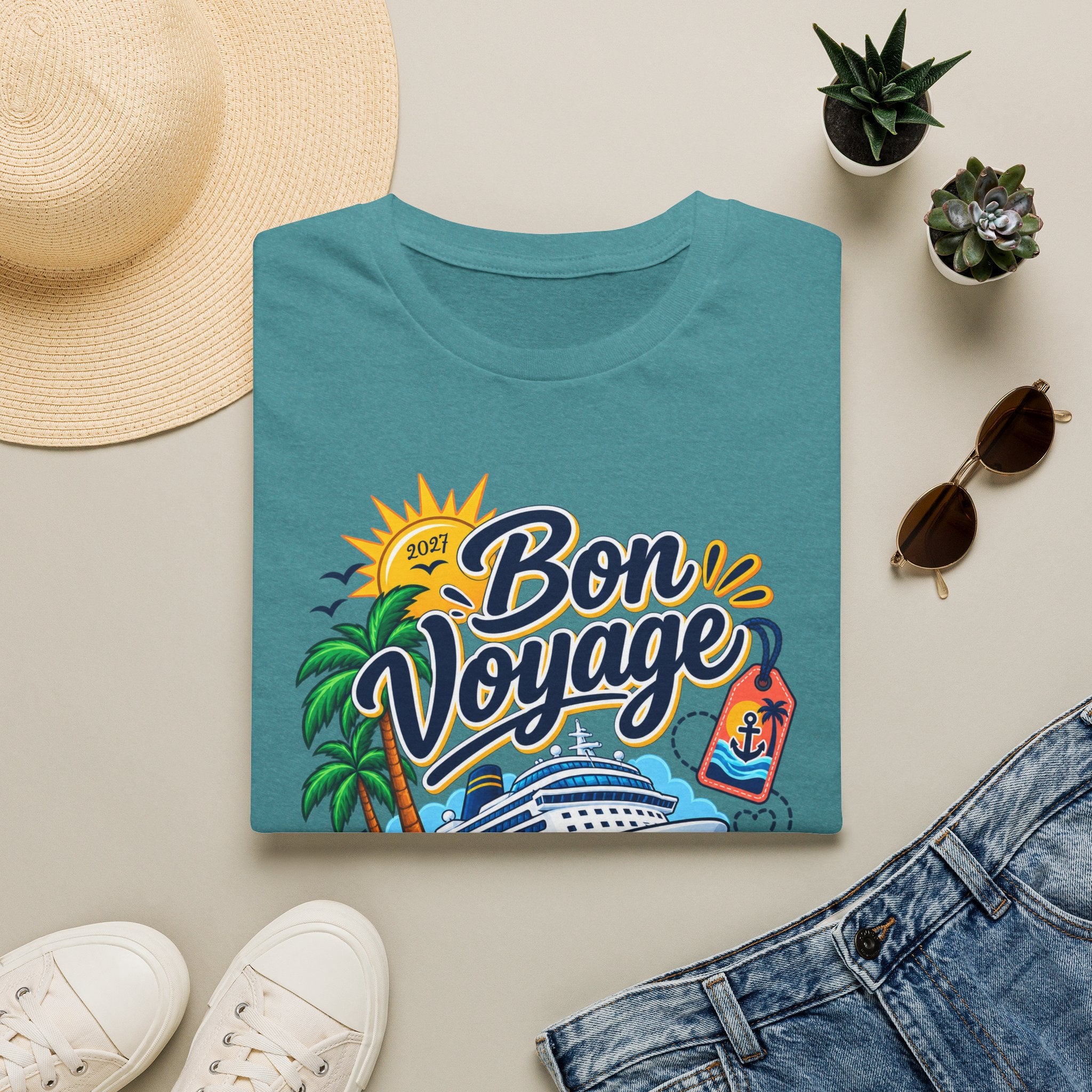 Custom Bon Voyage Cruise Tee
