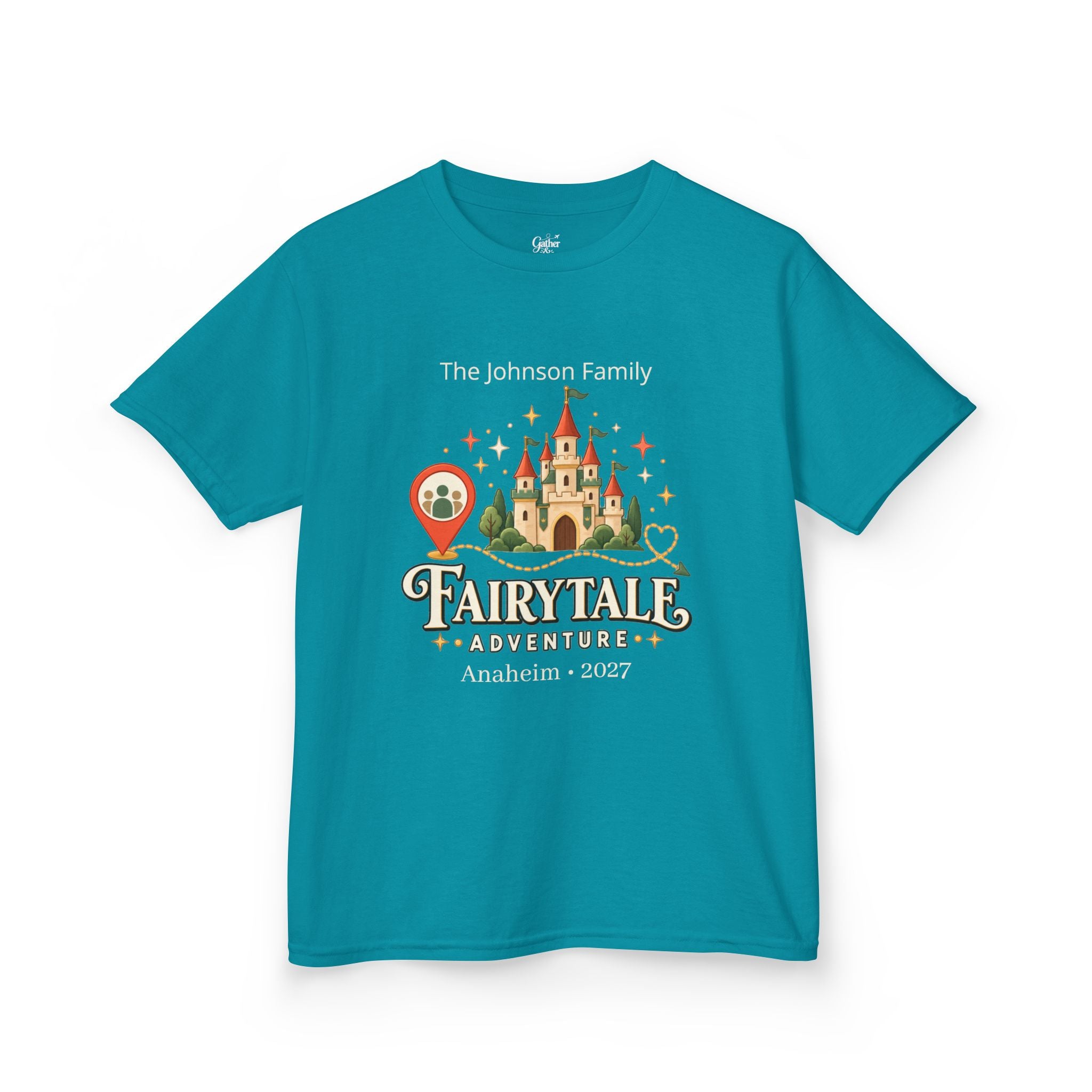 Fairytale Adventure Kids Tee (coral)