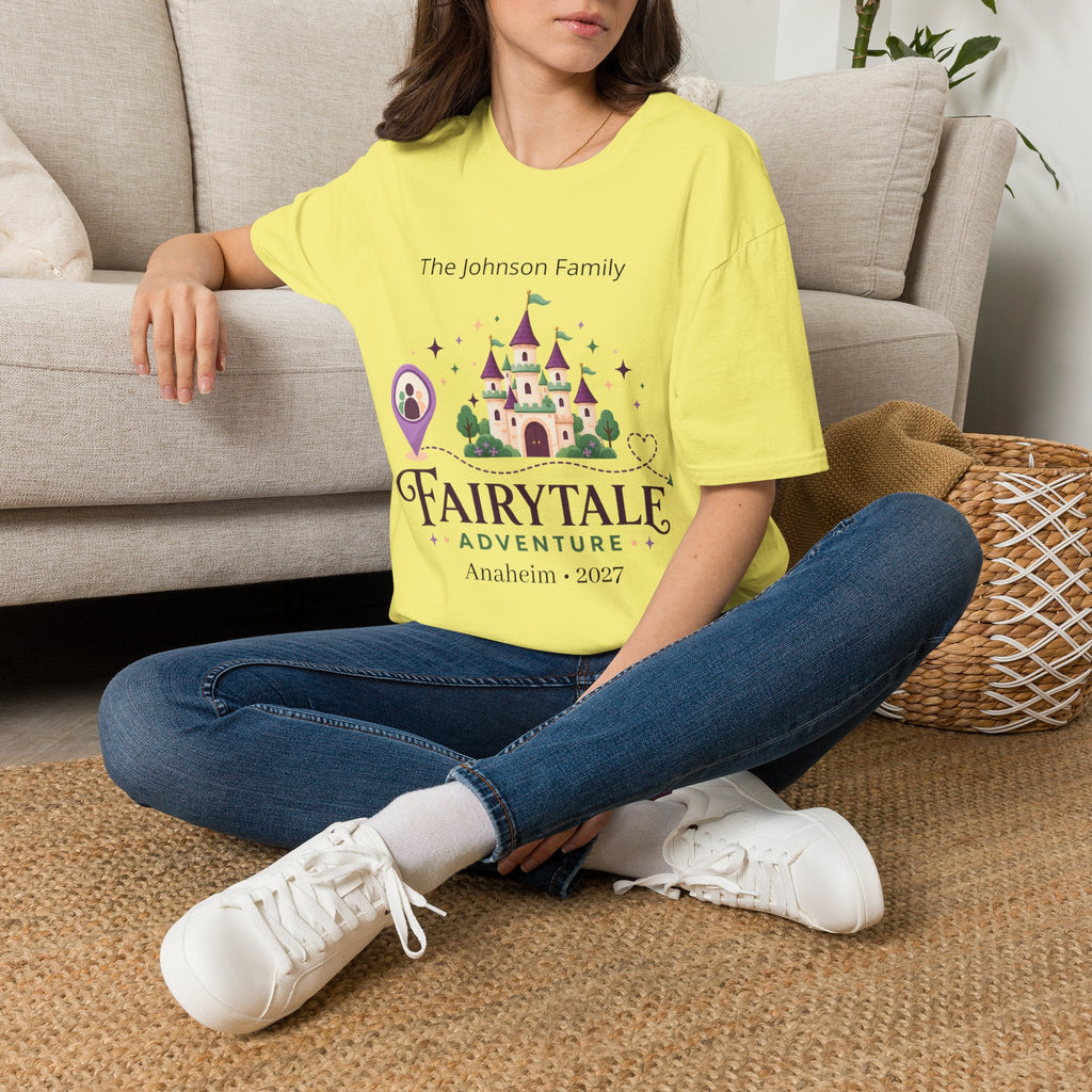 Custom Fairytale Adventure Tee (Purple)