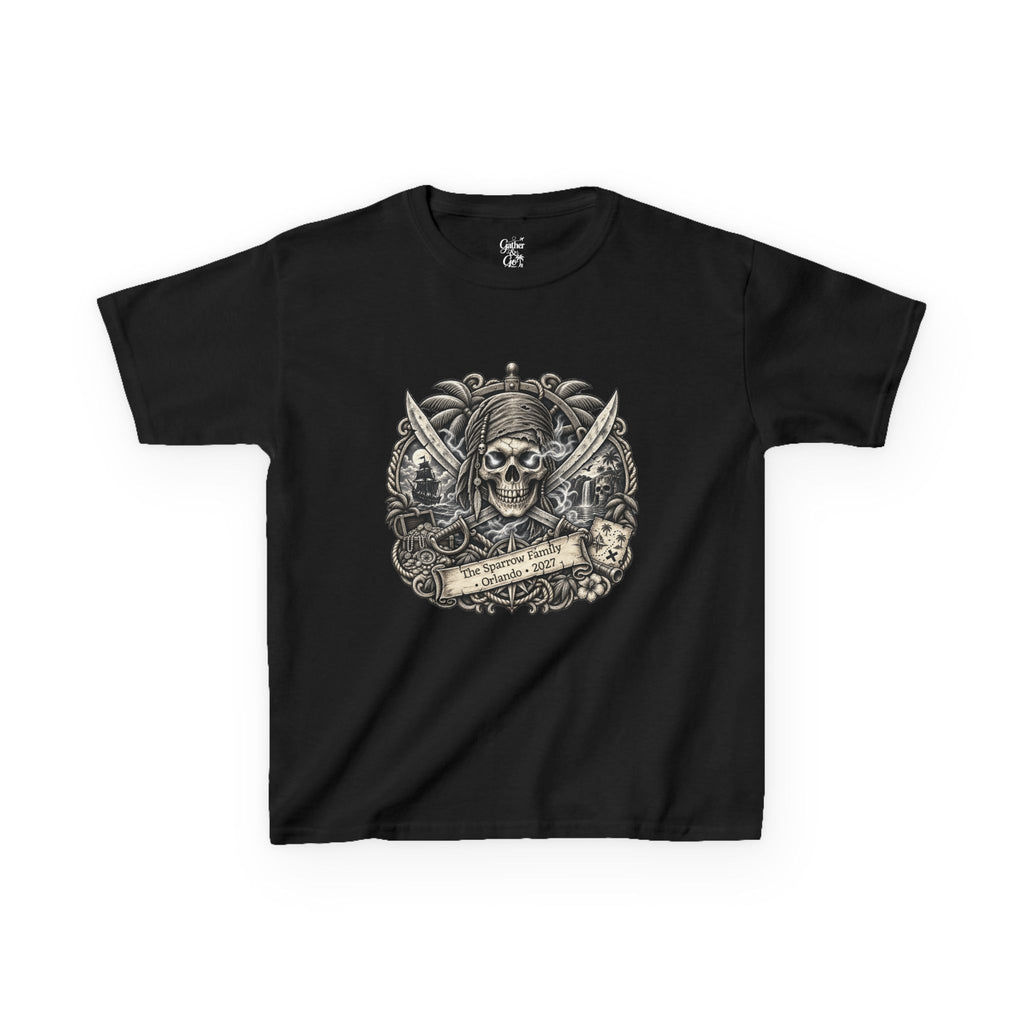 Ghostly Pirate Sparrow - Kids Tee