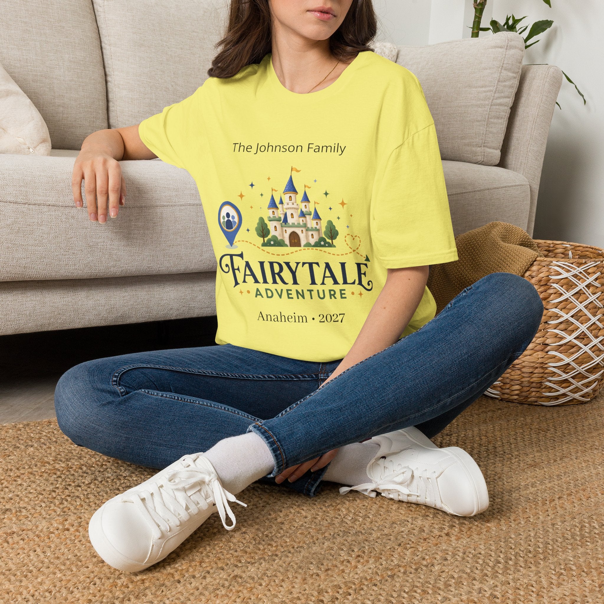 Custom Fairytale Adventure Tee (blue)