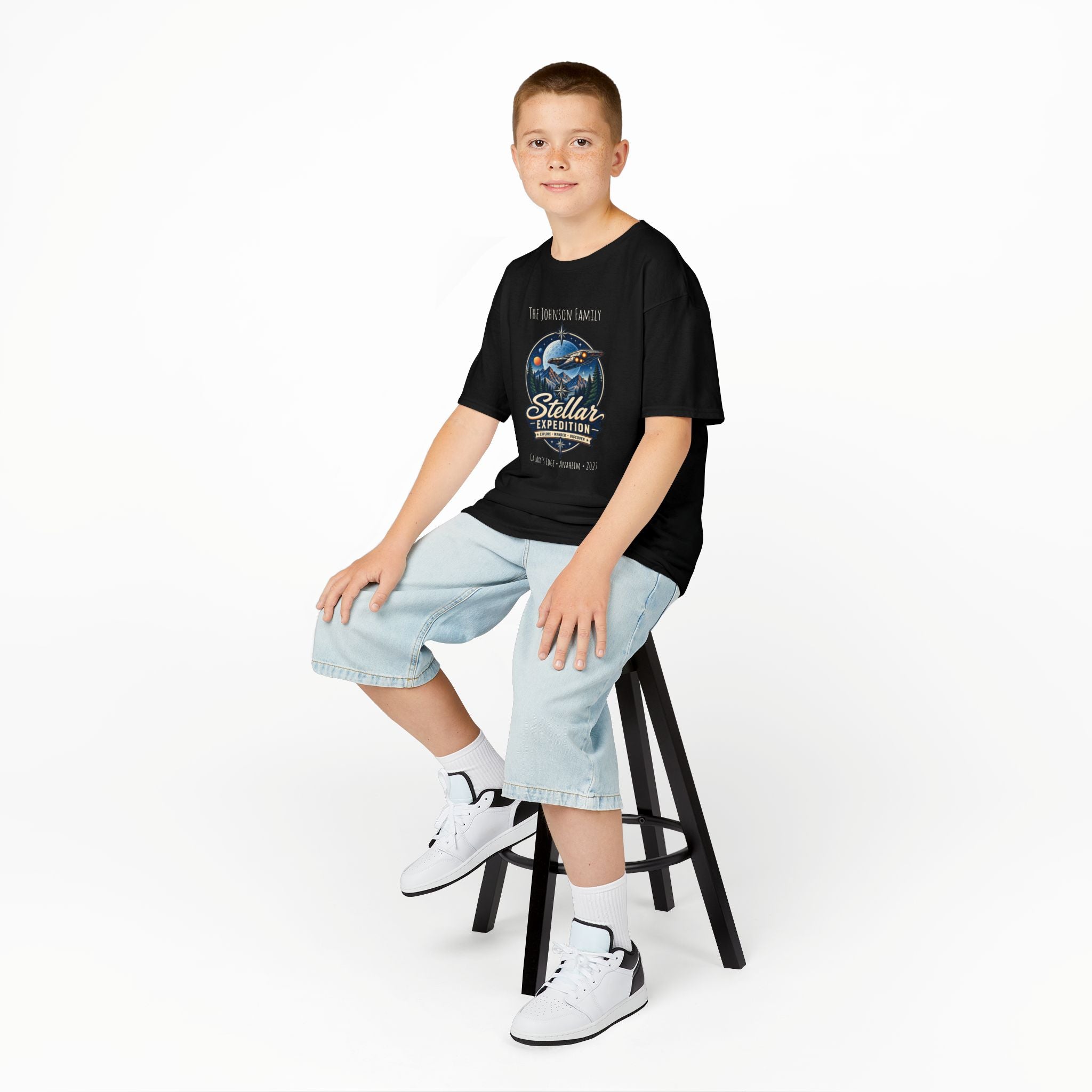 Stellar Expedition Space Adventure Park Kids Tee