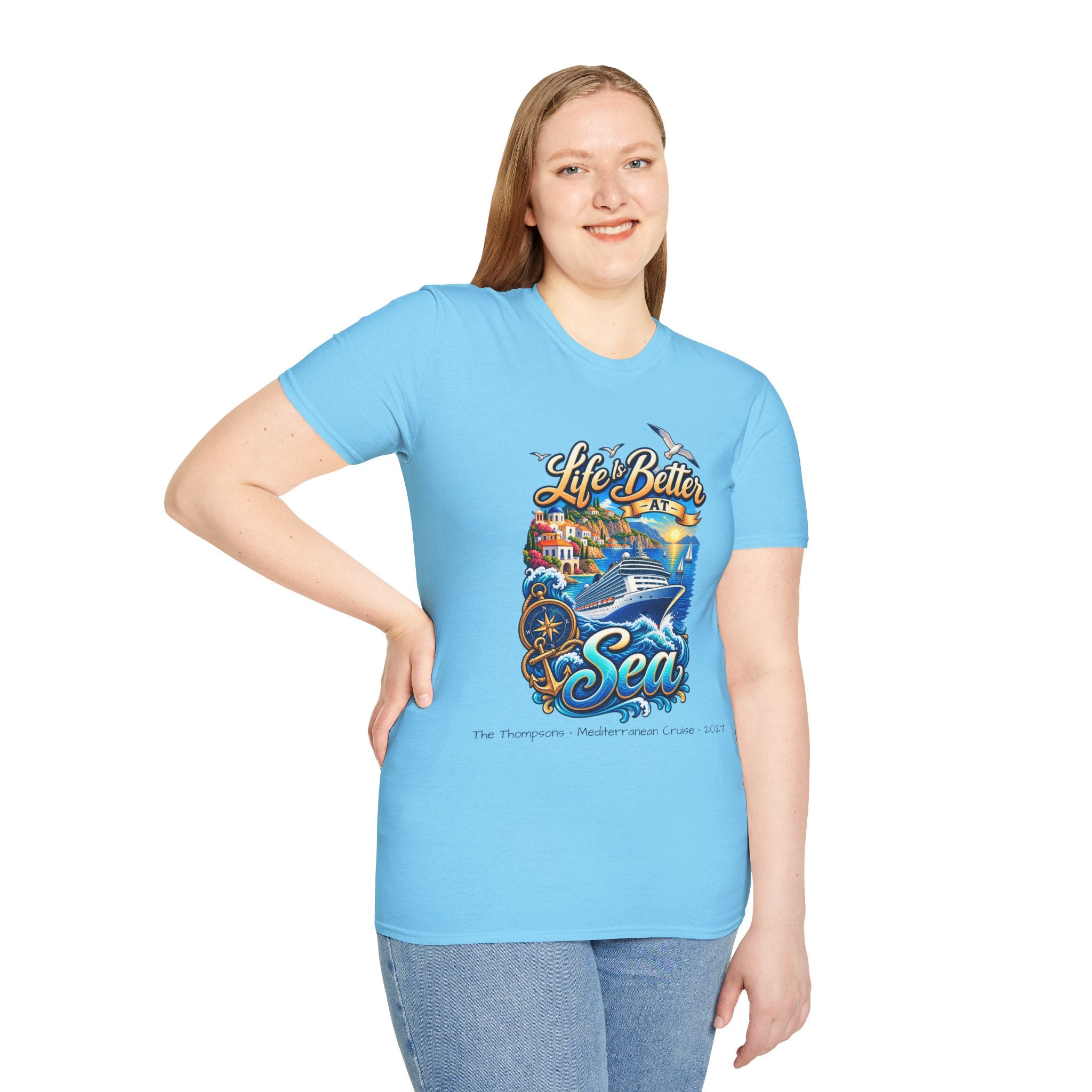 Mediterranean Cruise Life is Better at Sea Tee