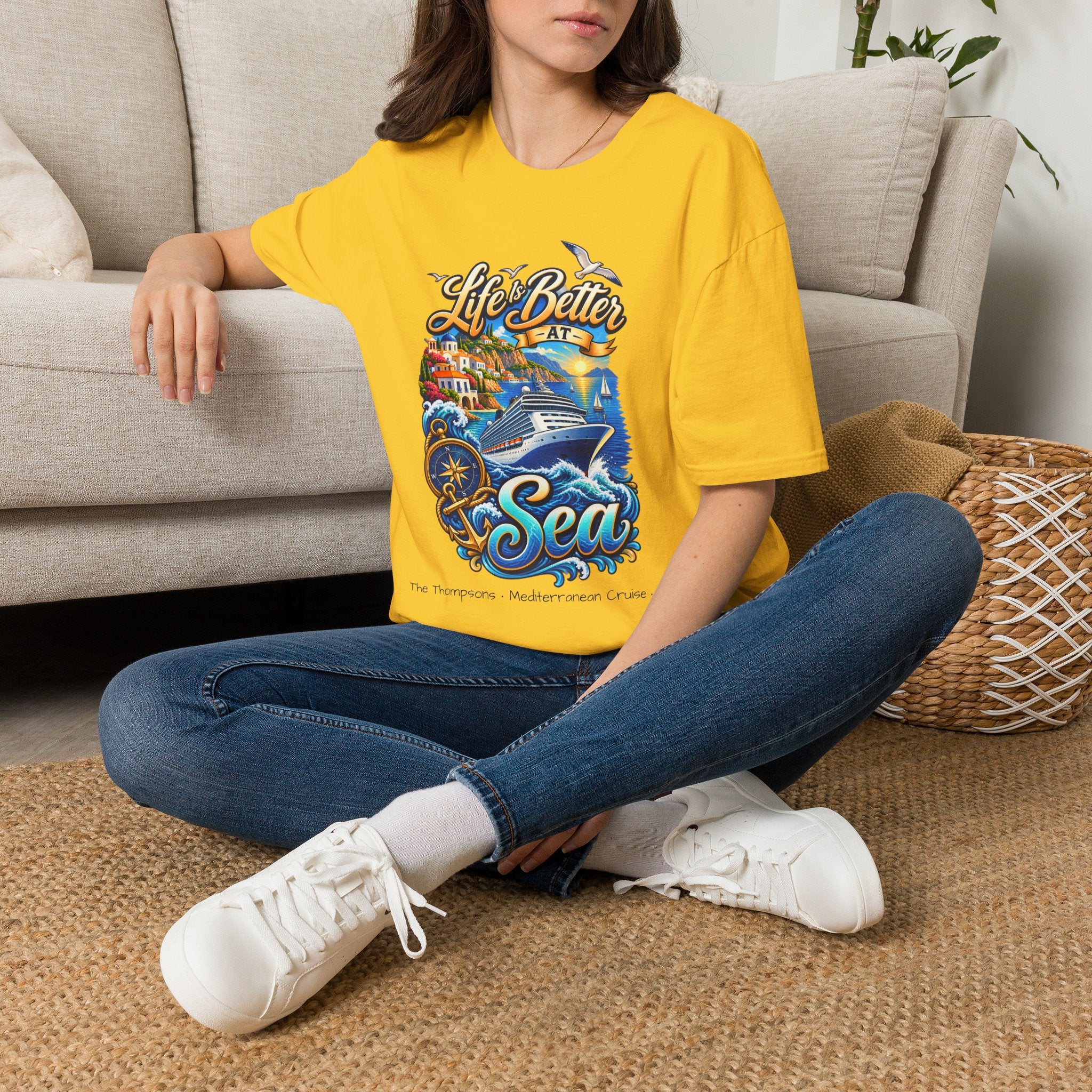 Mediterranean Cruise Life is Better at Sea Tee