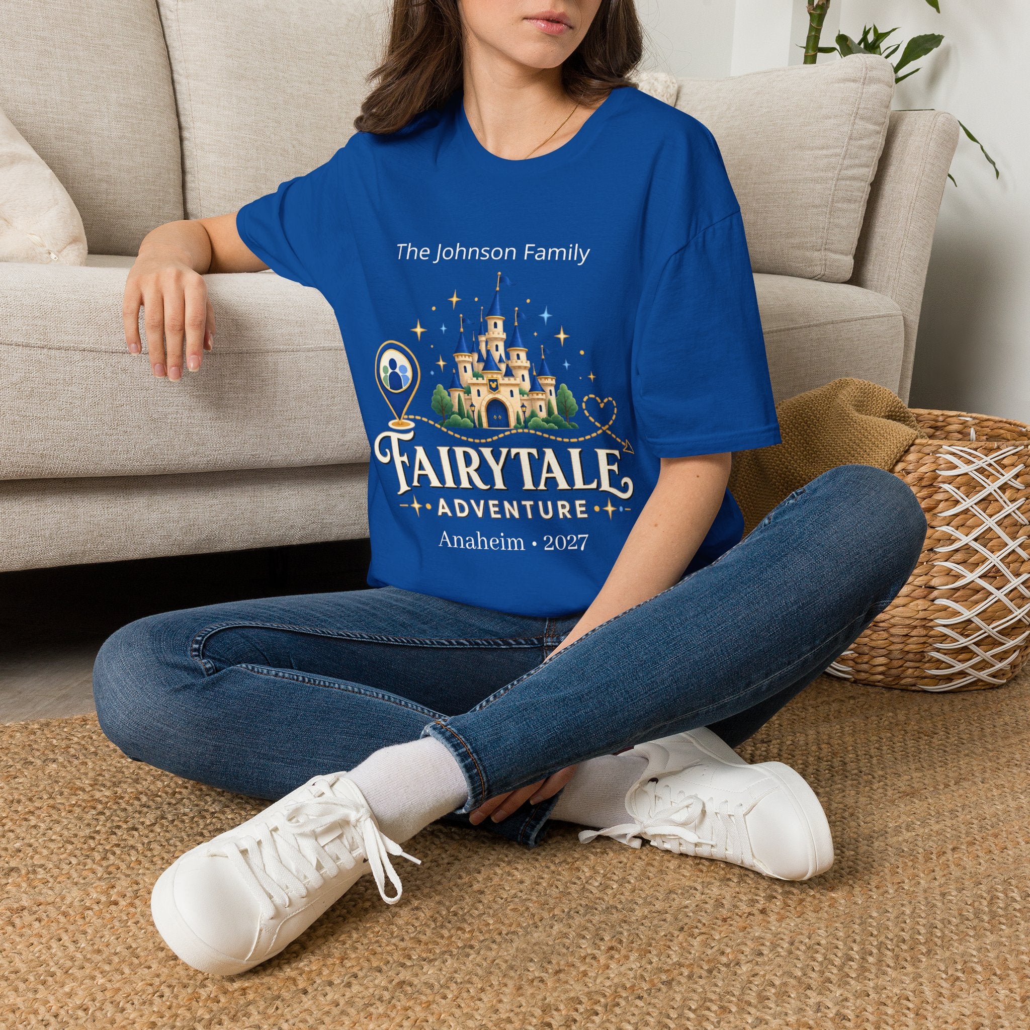 Custom Fairytale Adventure Tee (blue)
