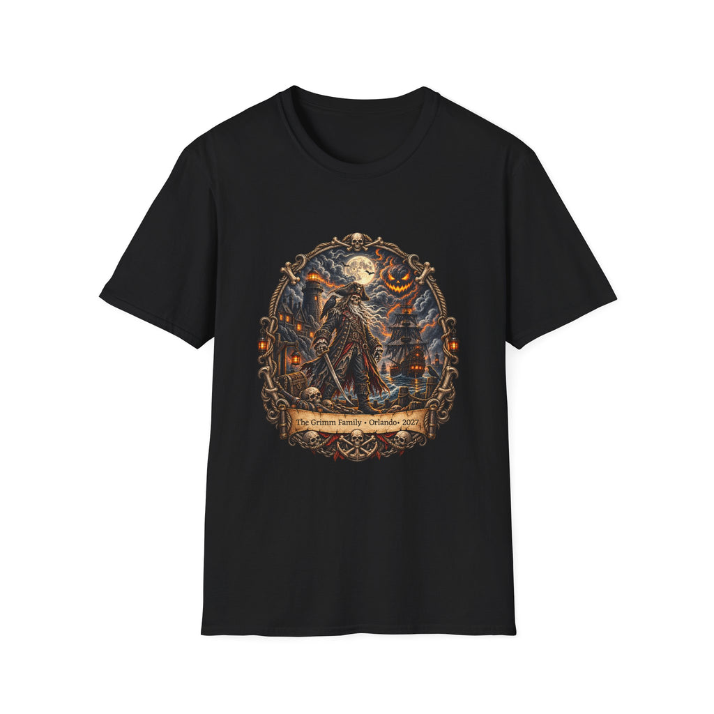 Halloween Ghostly Pirate - Unisex Tee