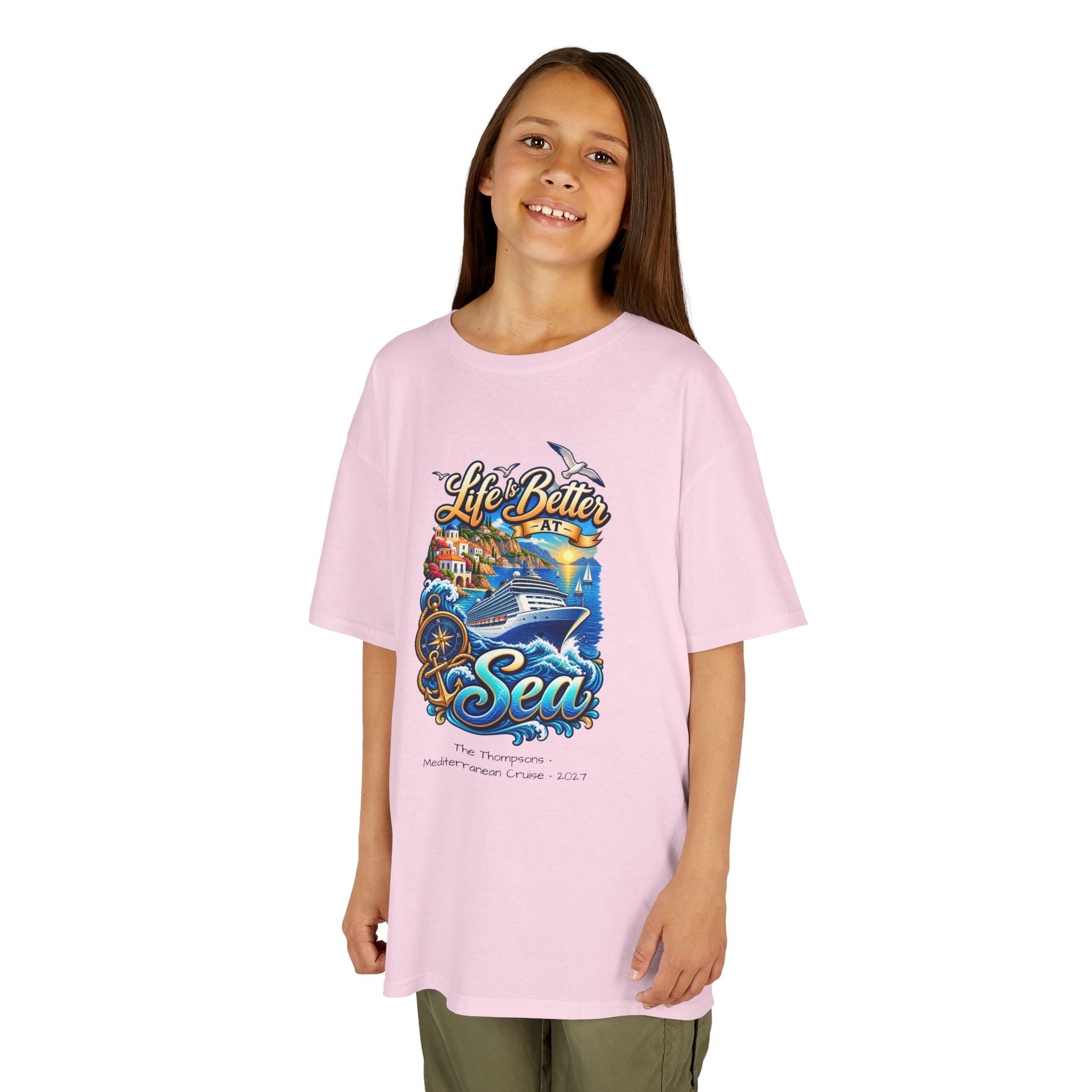 Mediterranean Cruise Life is Better at Sea Kids Tee