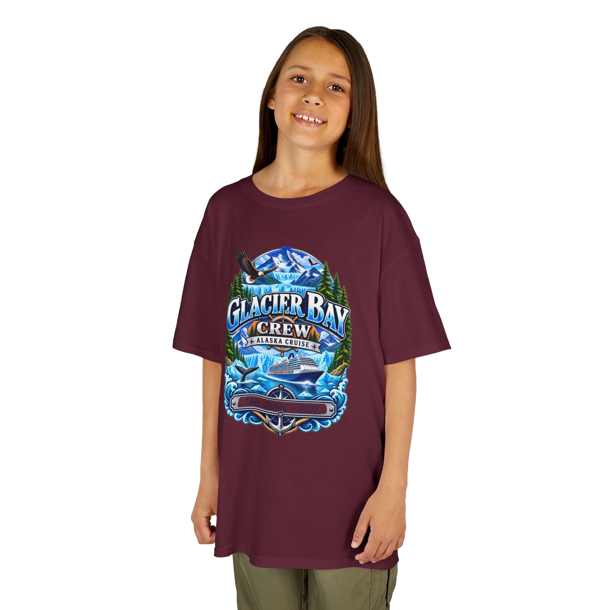 Glacier Bay Alaska Kids Cruise Tee