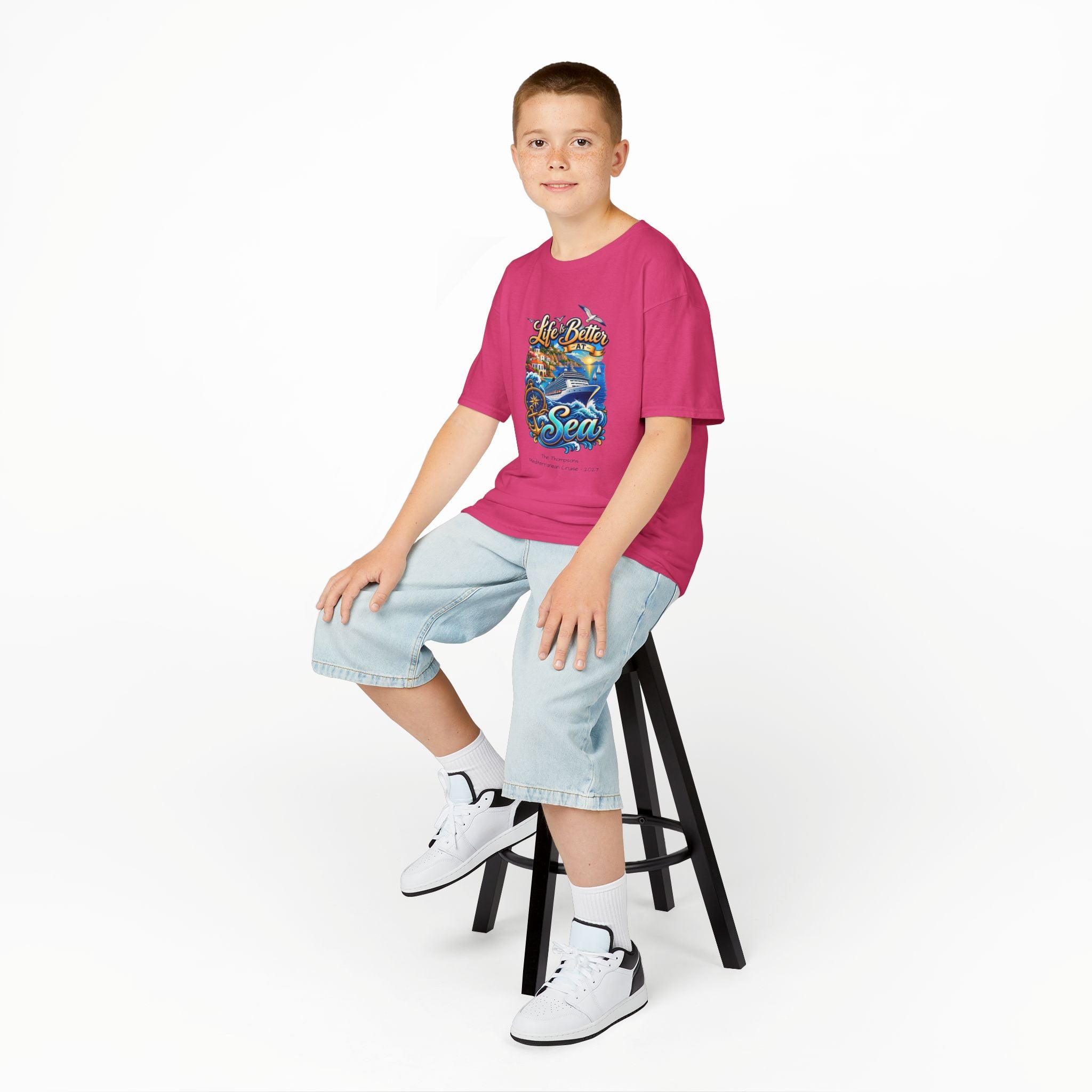 Mediterranean Cruise Life is Better at Sea Kids Tee