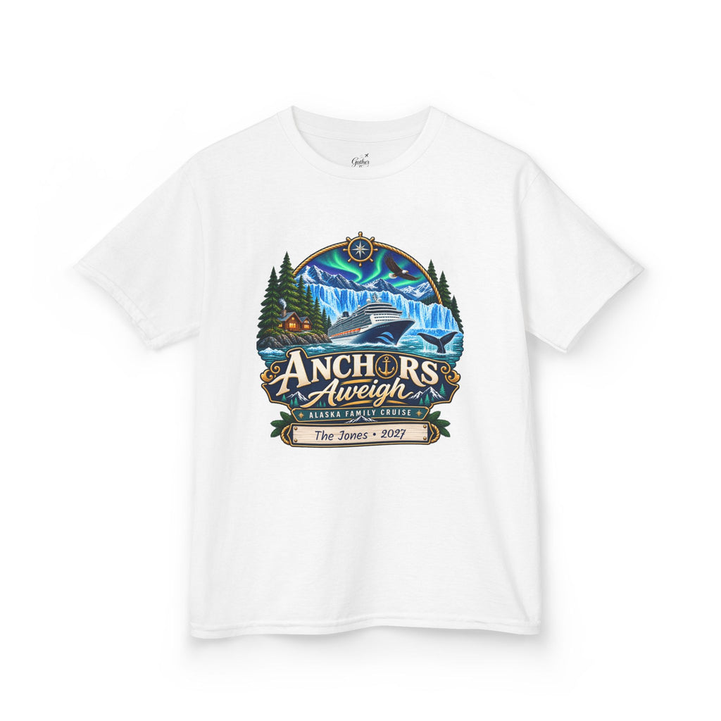 Anchors Aweigh Alaska Kids Cruise Tee