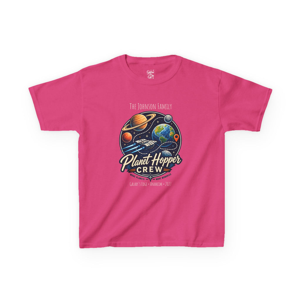 Planet Hopper Crew Space Adventure Park Kids Tee