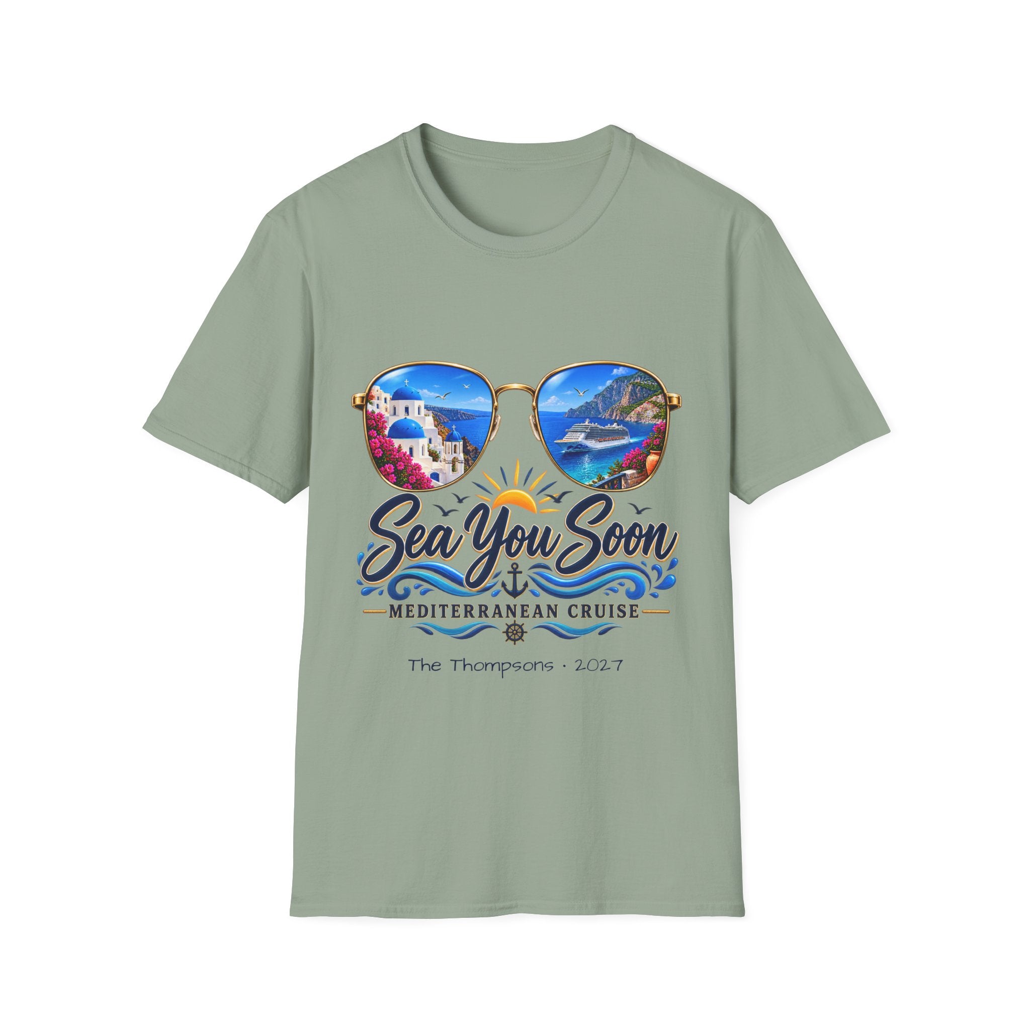 Mediterranean Cruise Sea You Soon Tee