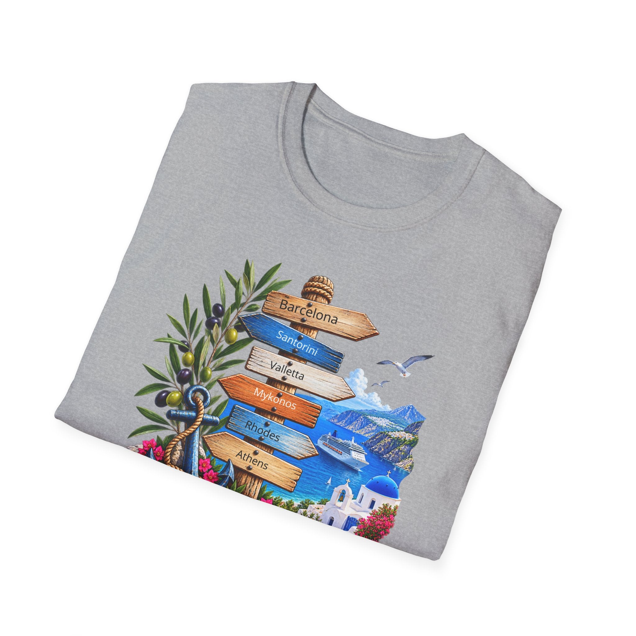 Mediterranean Cruise Ports of Call Tee