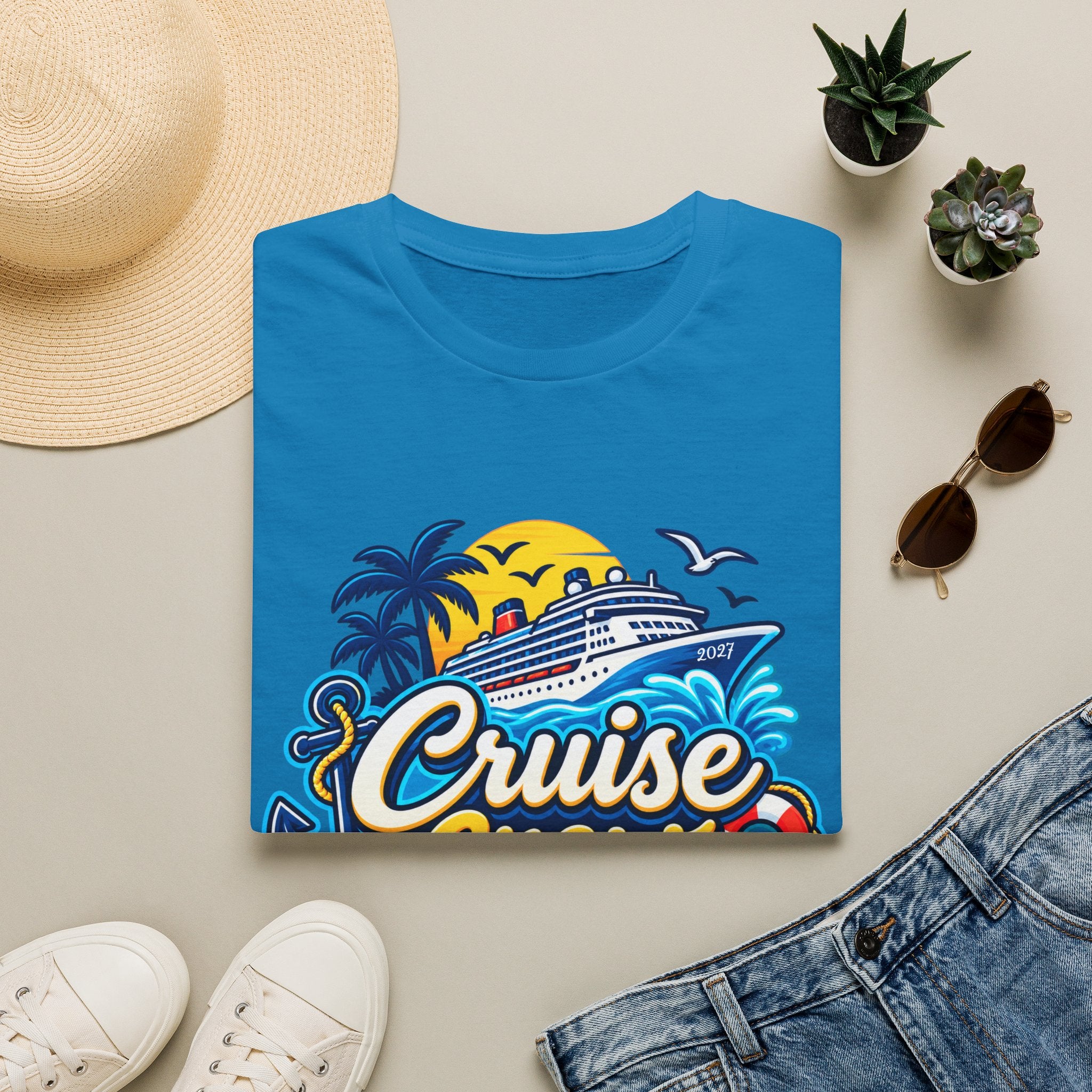Custom Cruise Crew Tee