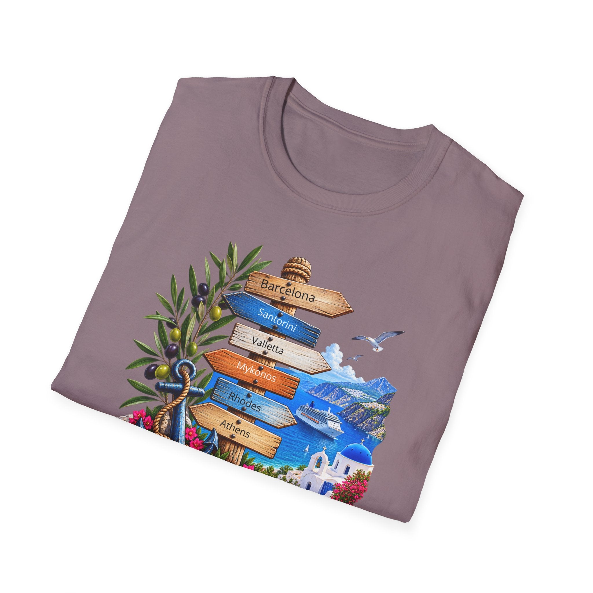 Mediterranean Cruise Ports of Call Tee