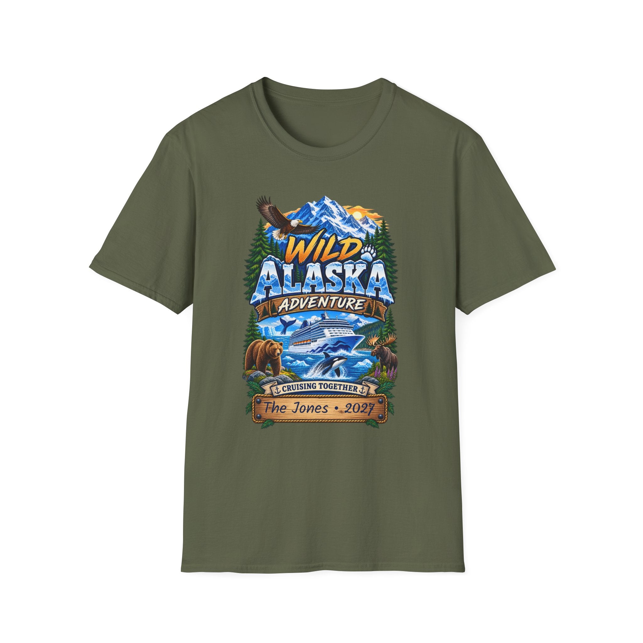 Custom Wild Alaska Cruise Tee