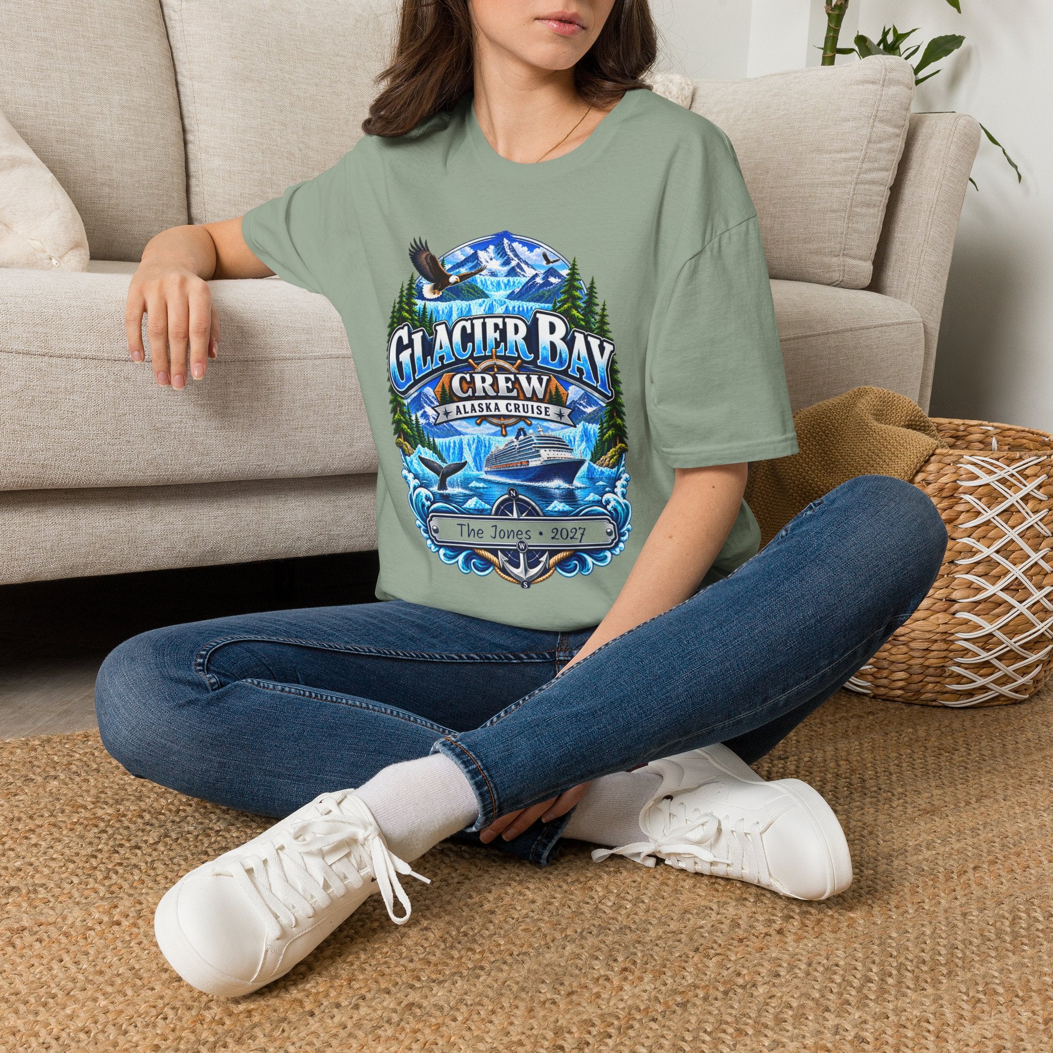 Custom Glacier Bay Alaska Cruise Tee