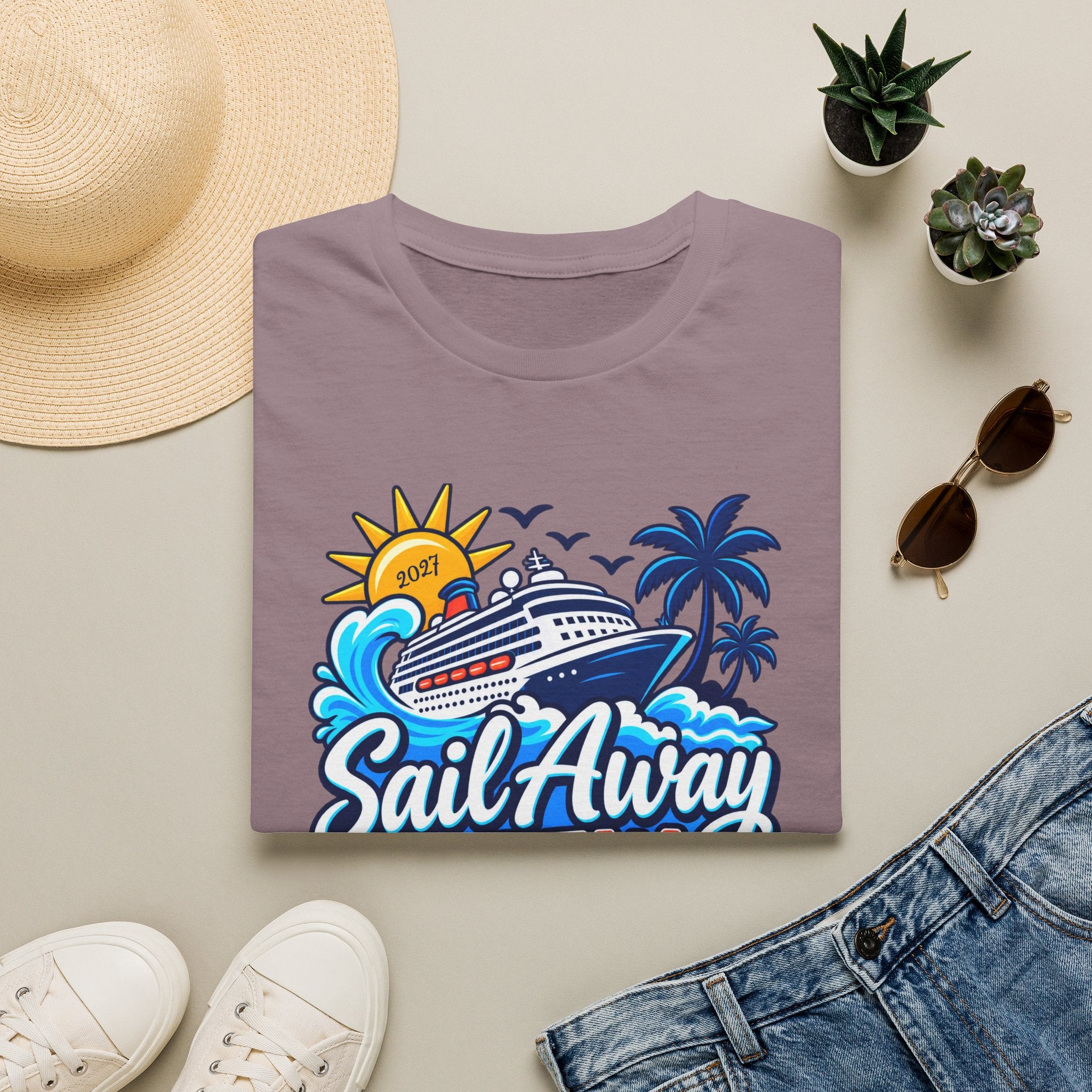 Custom Sail Away Cruise Tee