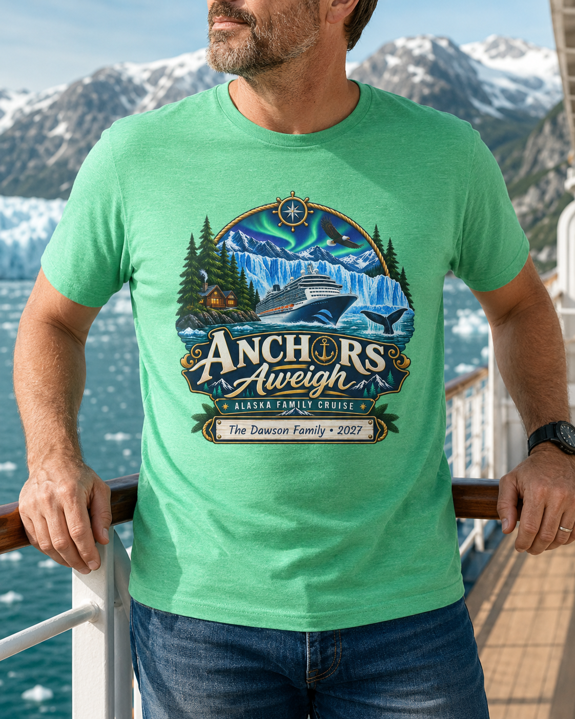 Anchors Aweigh - Unisex Tee
