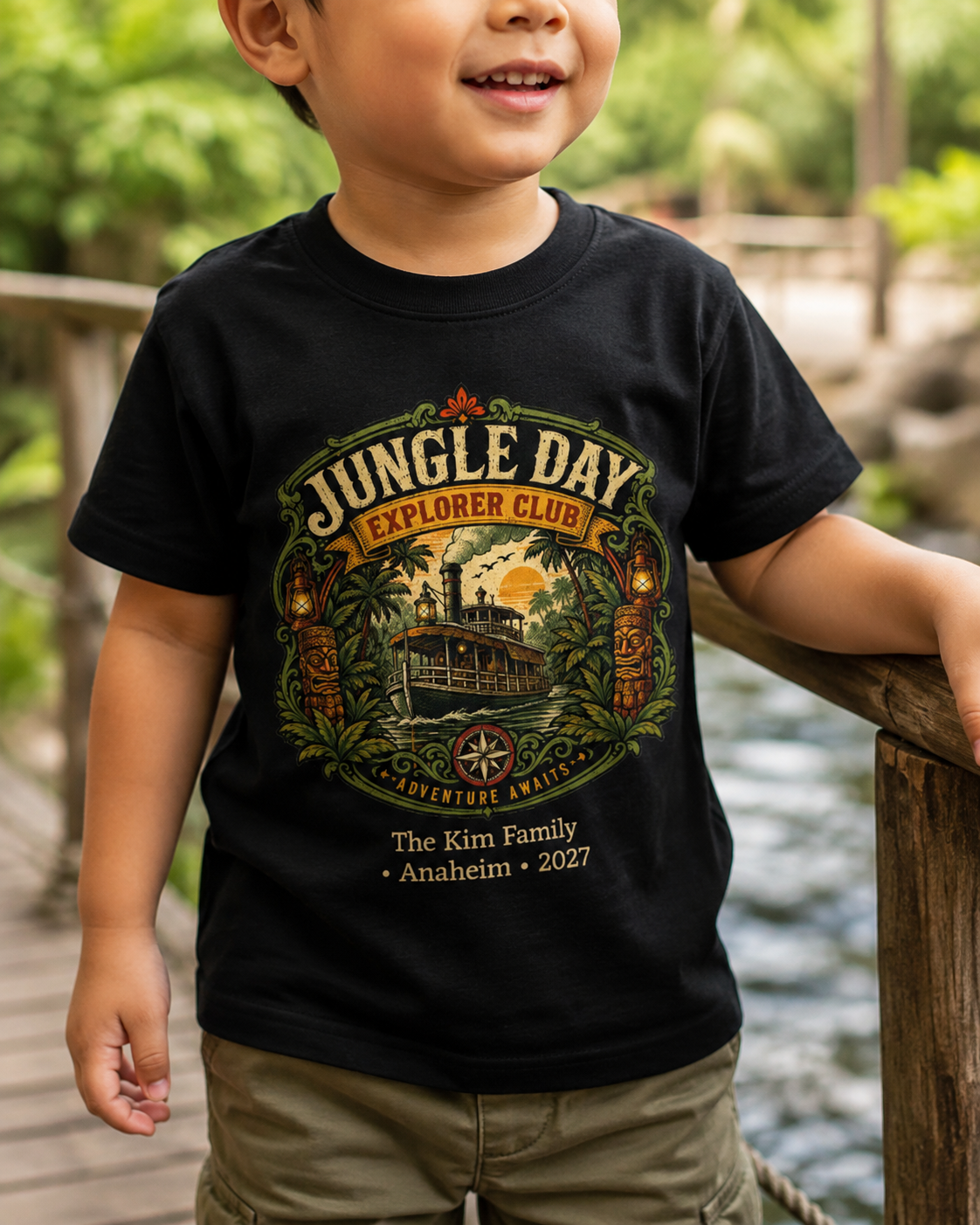 Jungle Day Explorer Club - Kids Tee