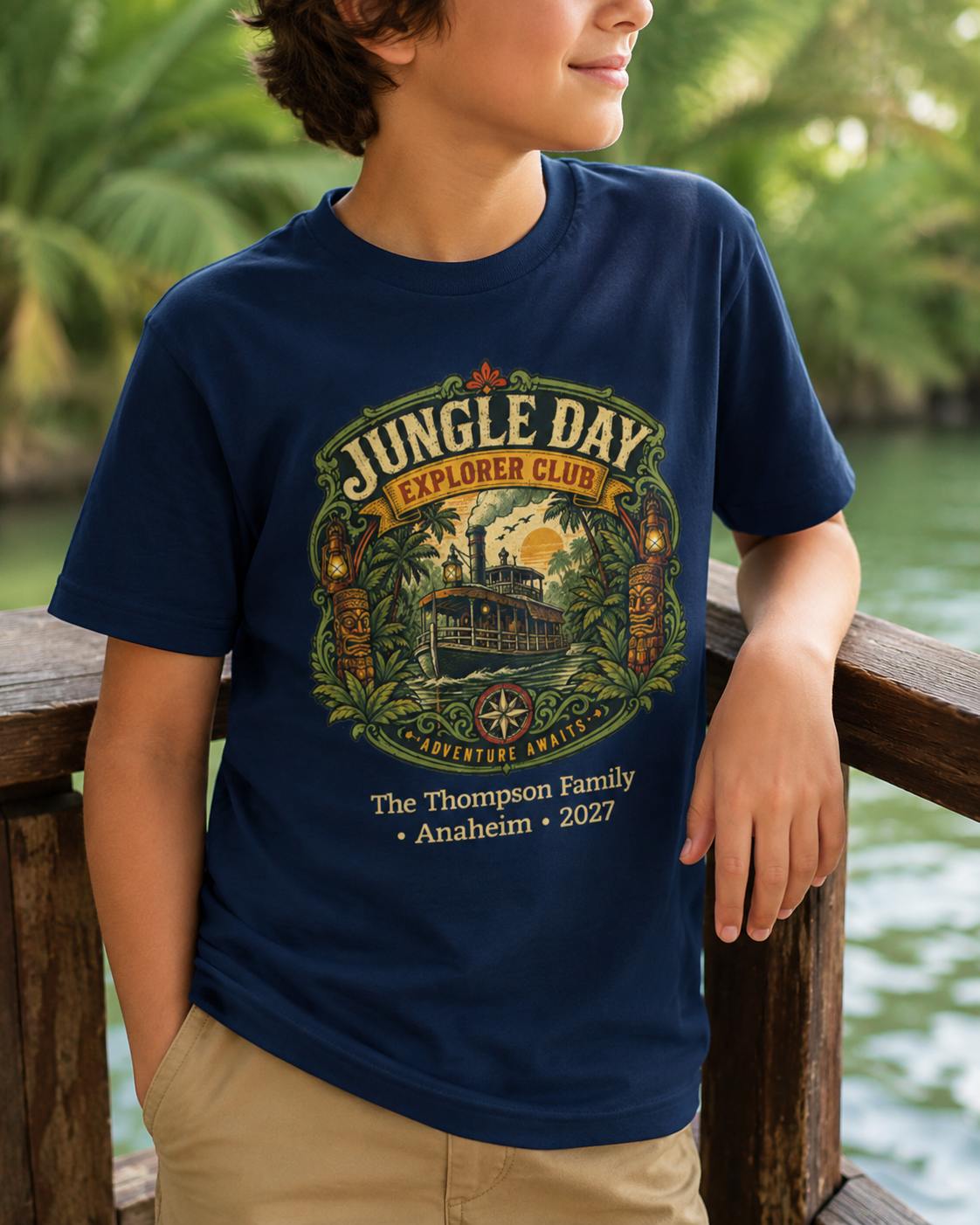Jungle Day Explorer Club - Kids Tee