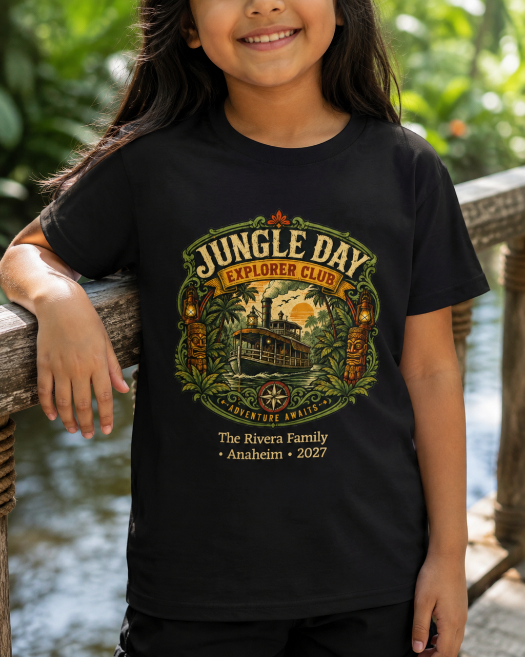 Jungle Day Explorer Club - Kids Tee